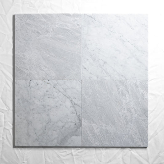 Bardiglio Light & Carrara 12"x12"