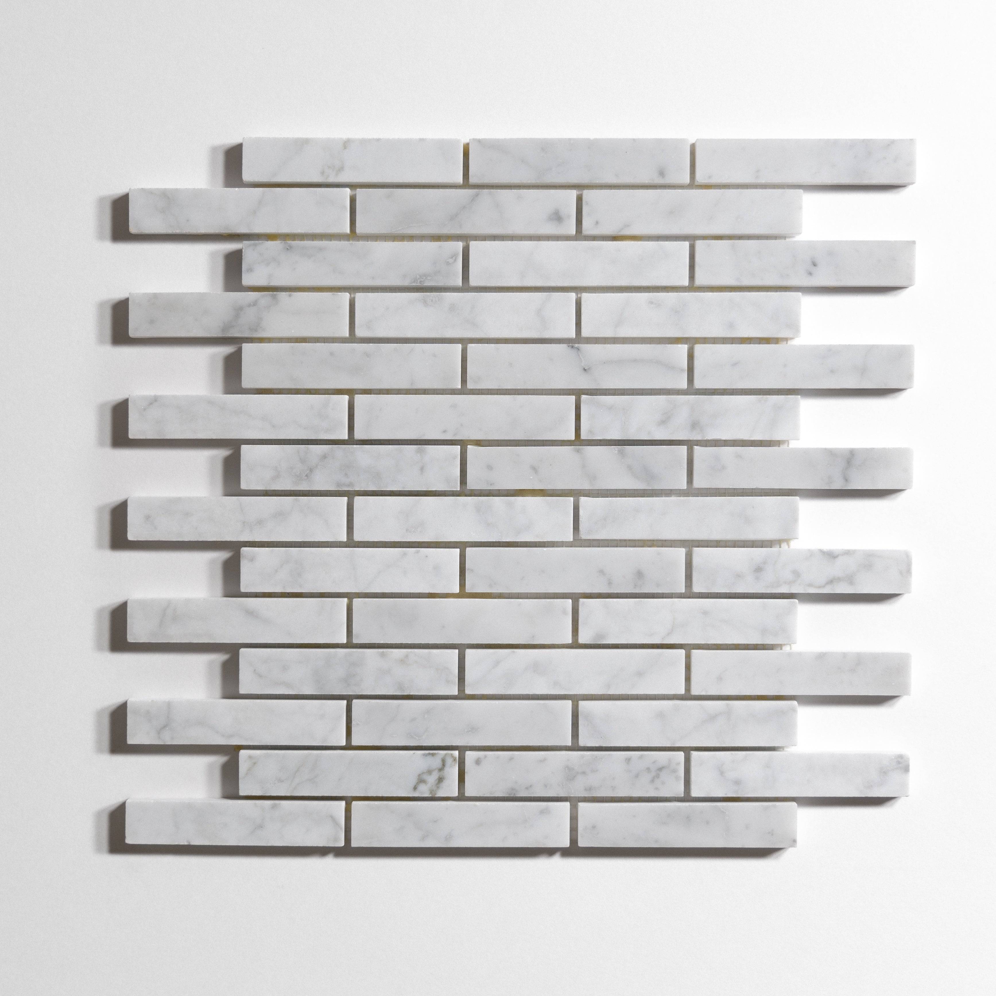 Venatino Carrara  Mini Brick - Castelli Marble