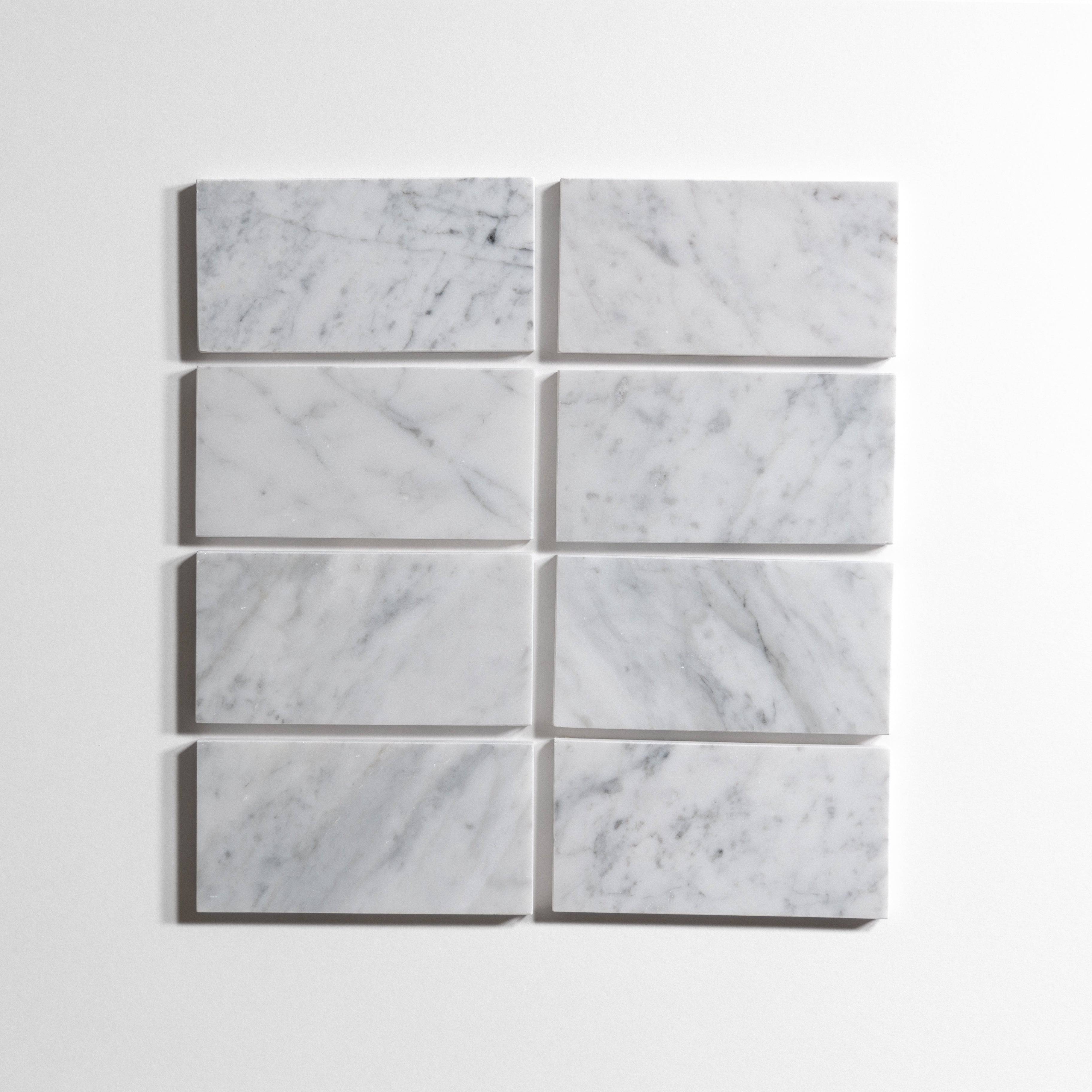 Venatino Carrara 3" x 6" - Castelli Marble