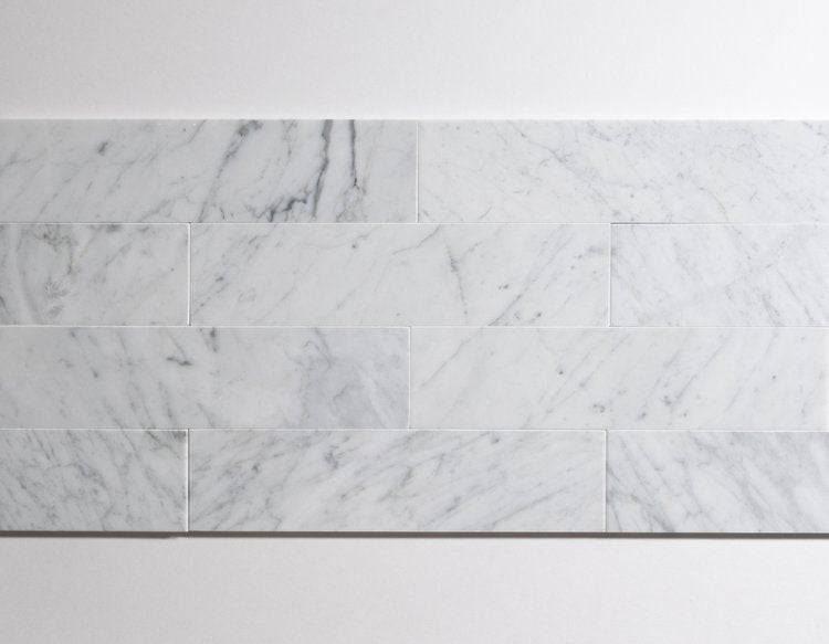 Venatino Carrara 3" x 12" - Castelli Marble