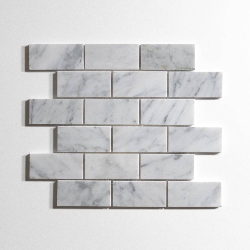 Venatino Carrara 2" x 4" Marble TIle