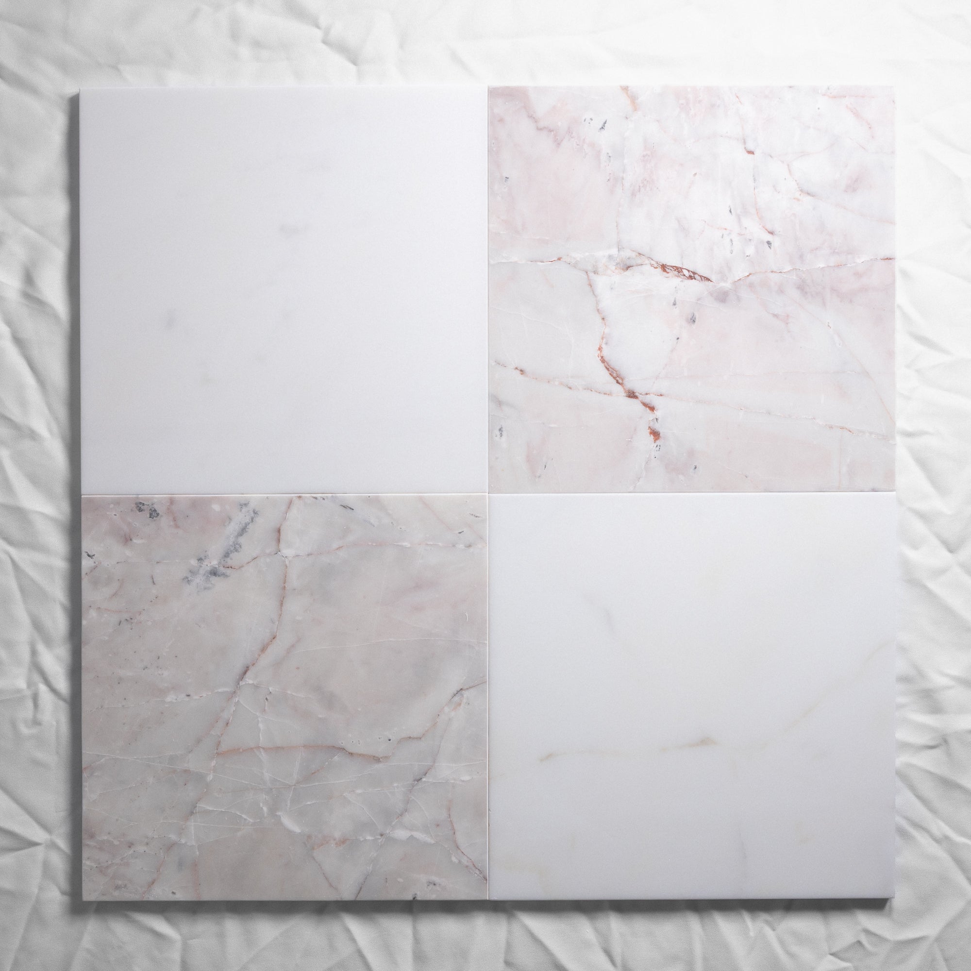 Opal & Calacatta Bianco 12"x12"