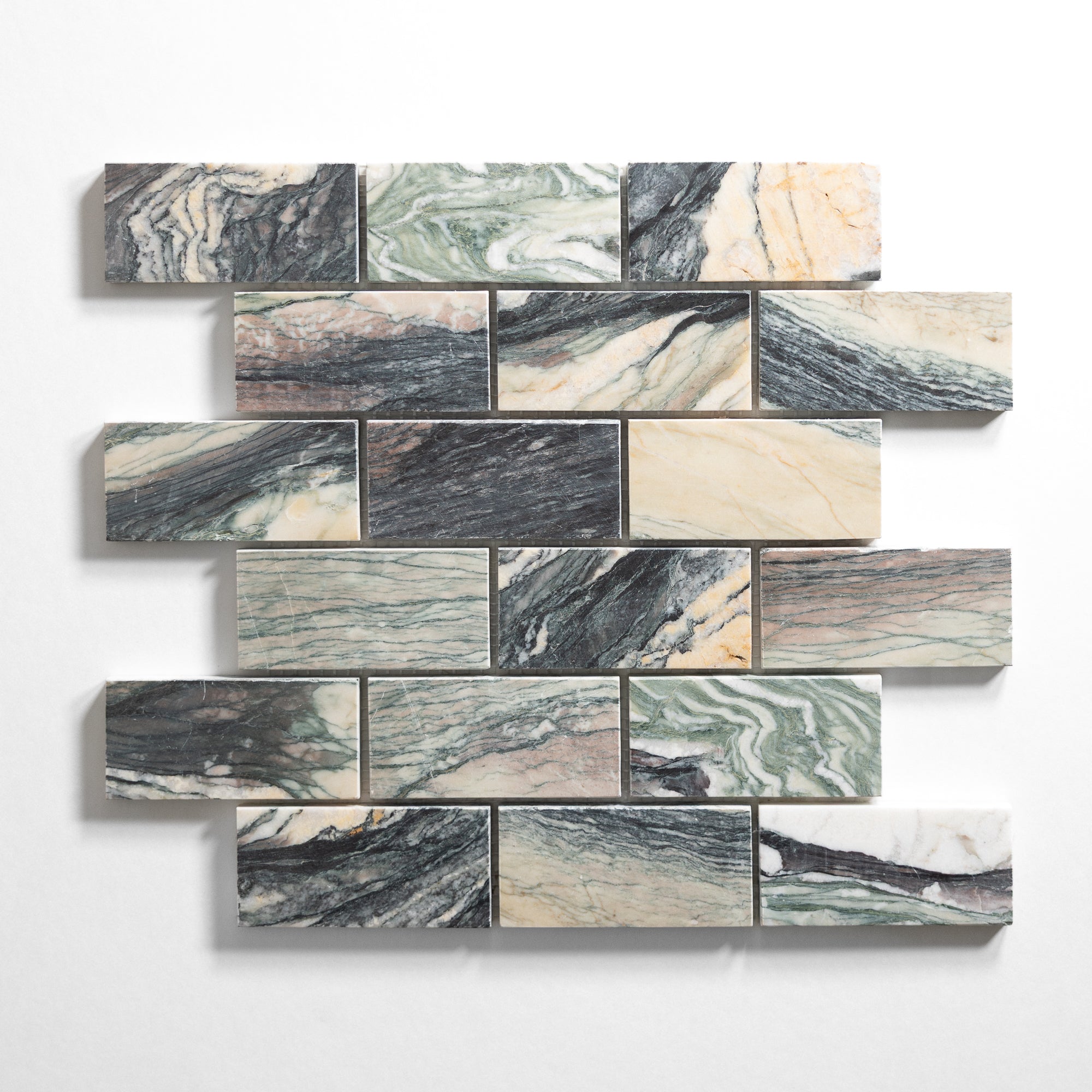 Cipollino Ondulato 2"x4" Mosaic