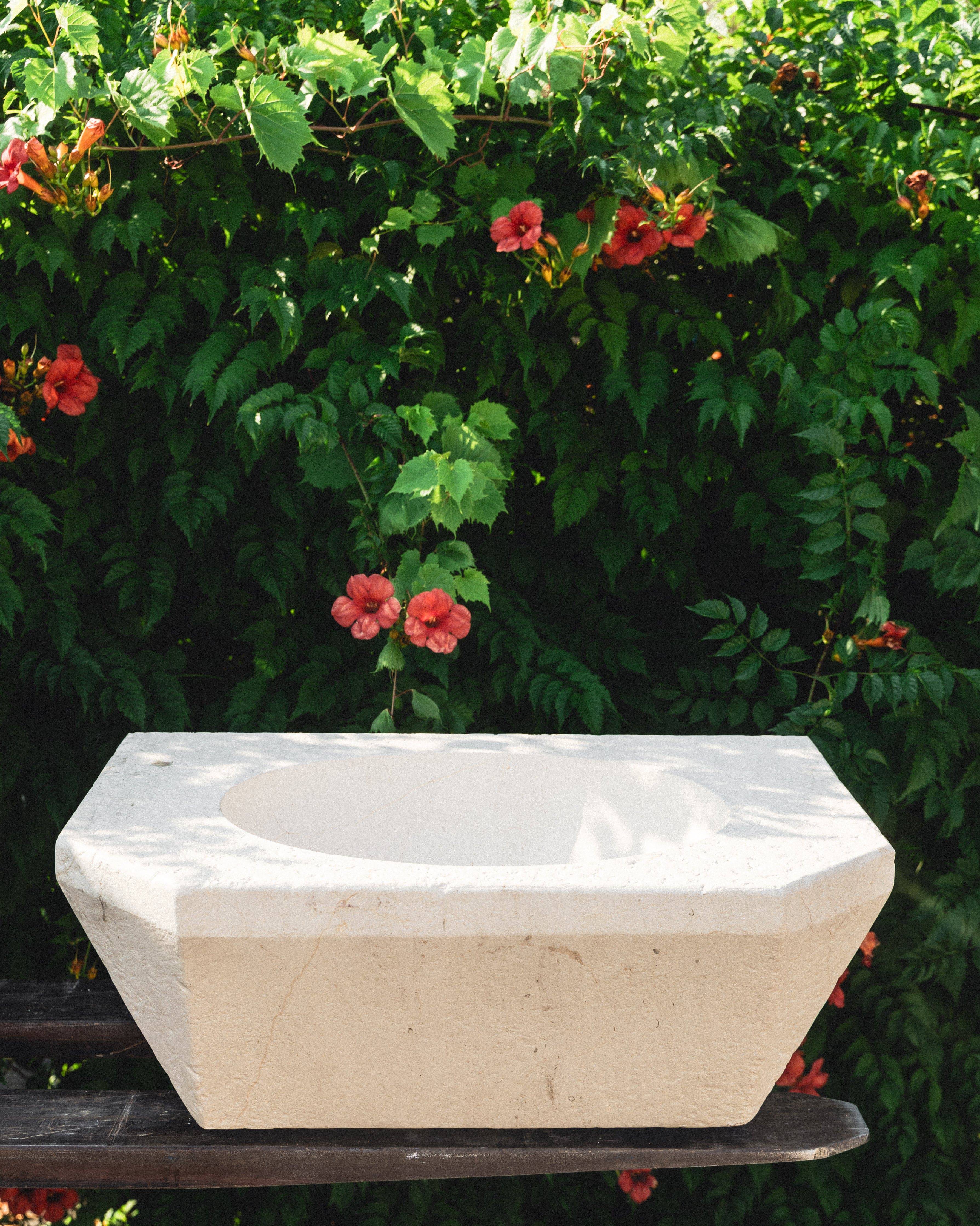 Crema Antiqued Marble Sink