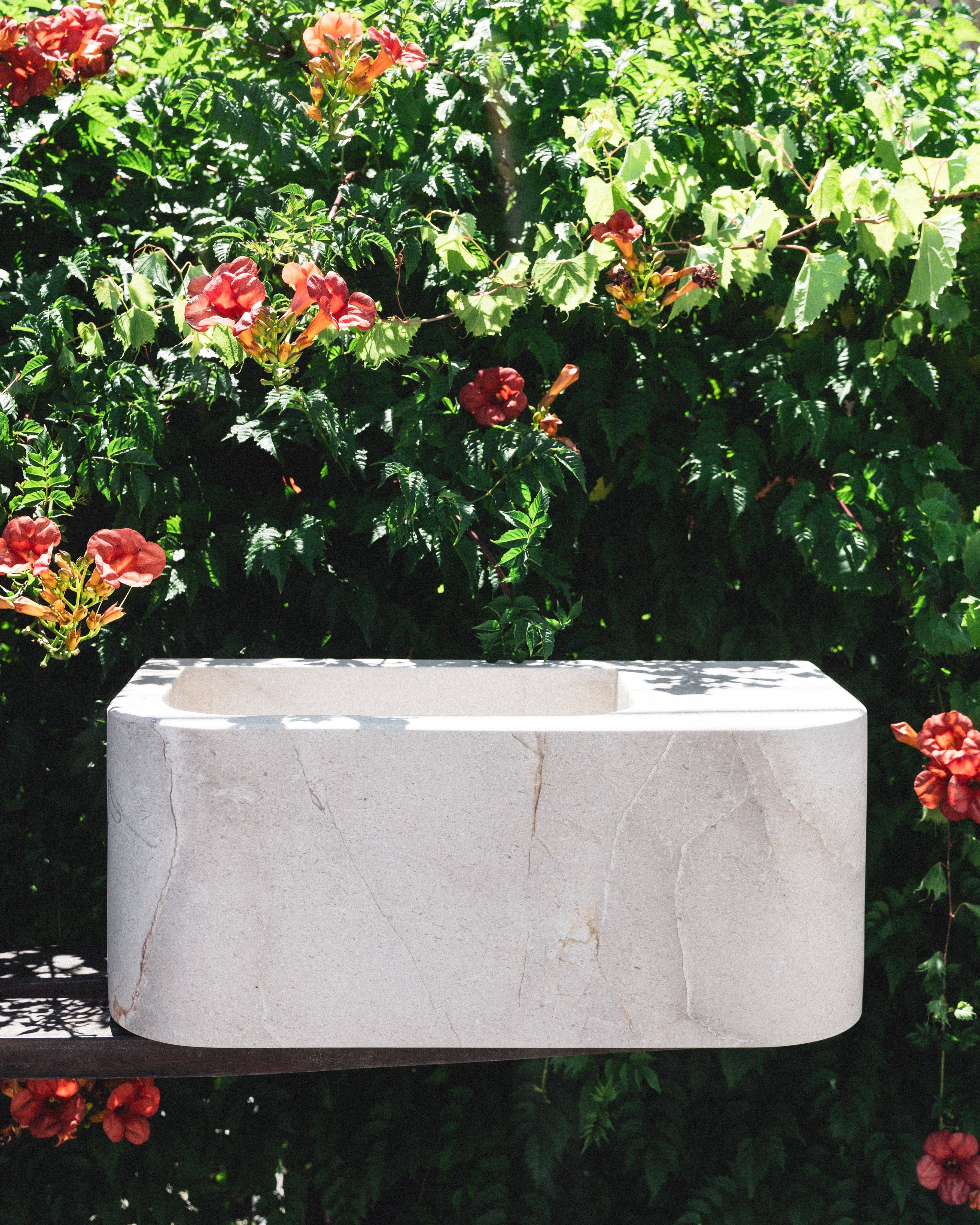 Crema Floating Marble Sink