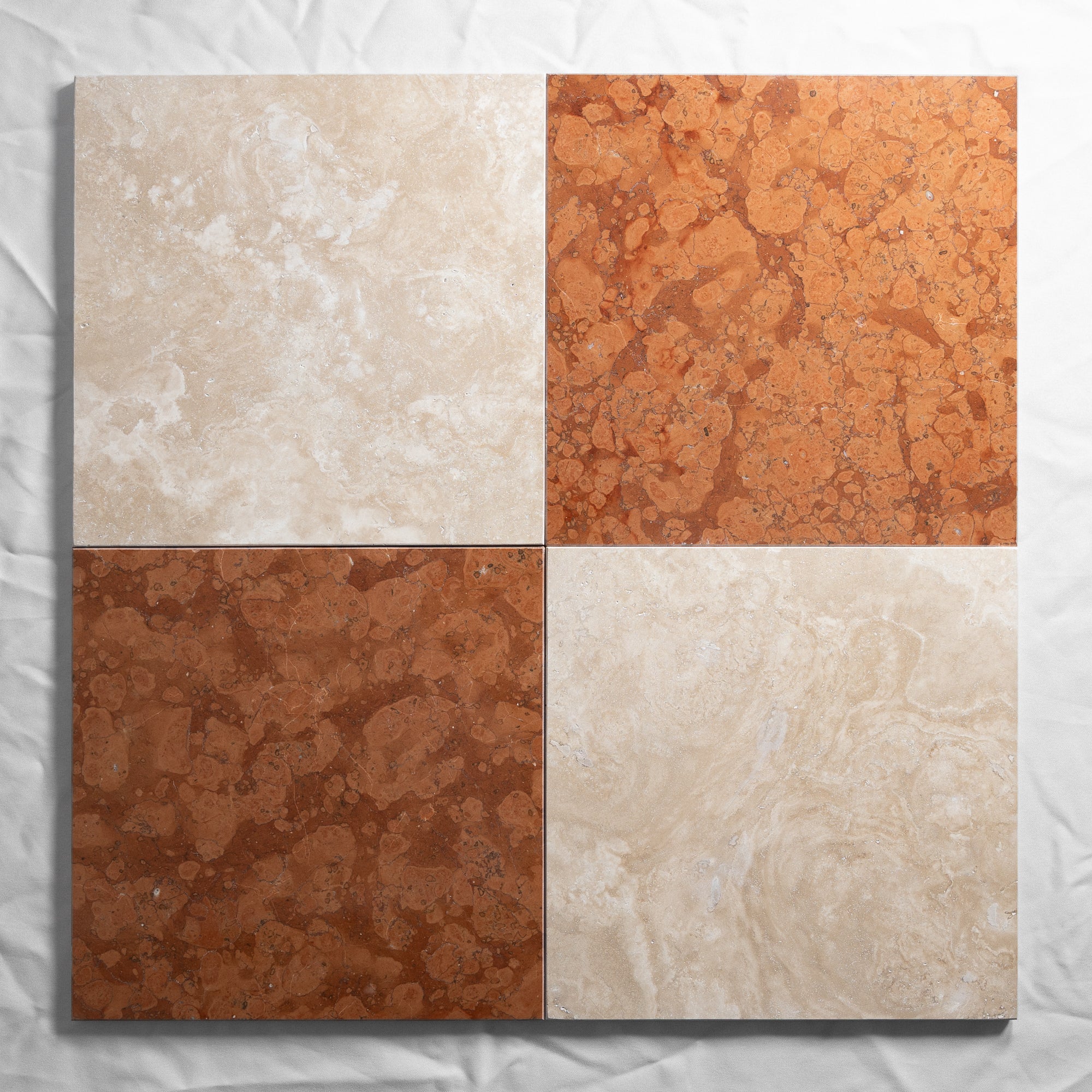 Rosso Verona & Durango 12"x12"
