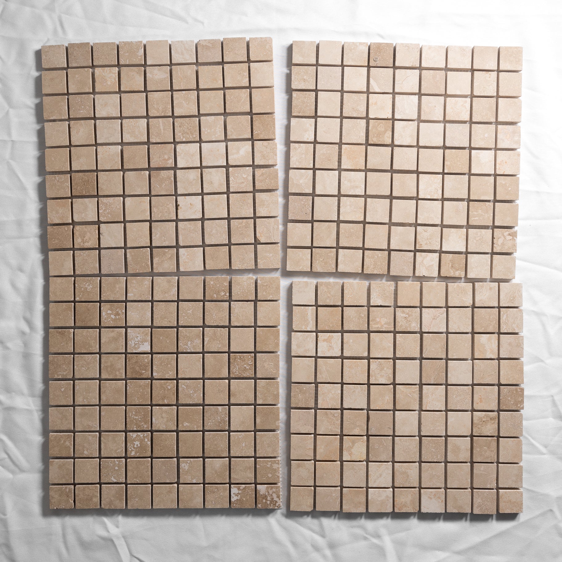 durango beige limestone mosaic 