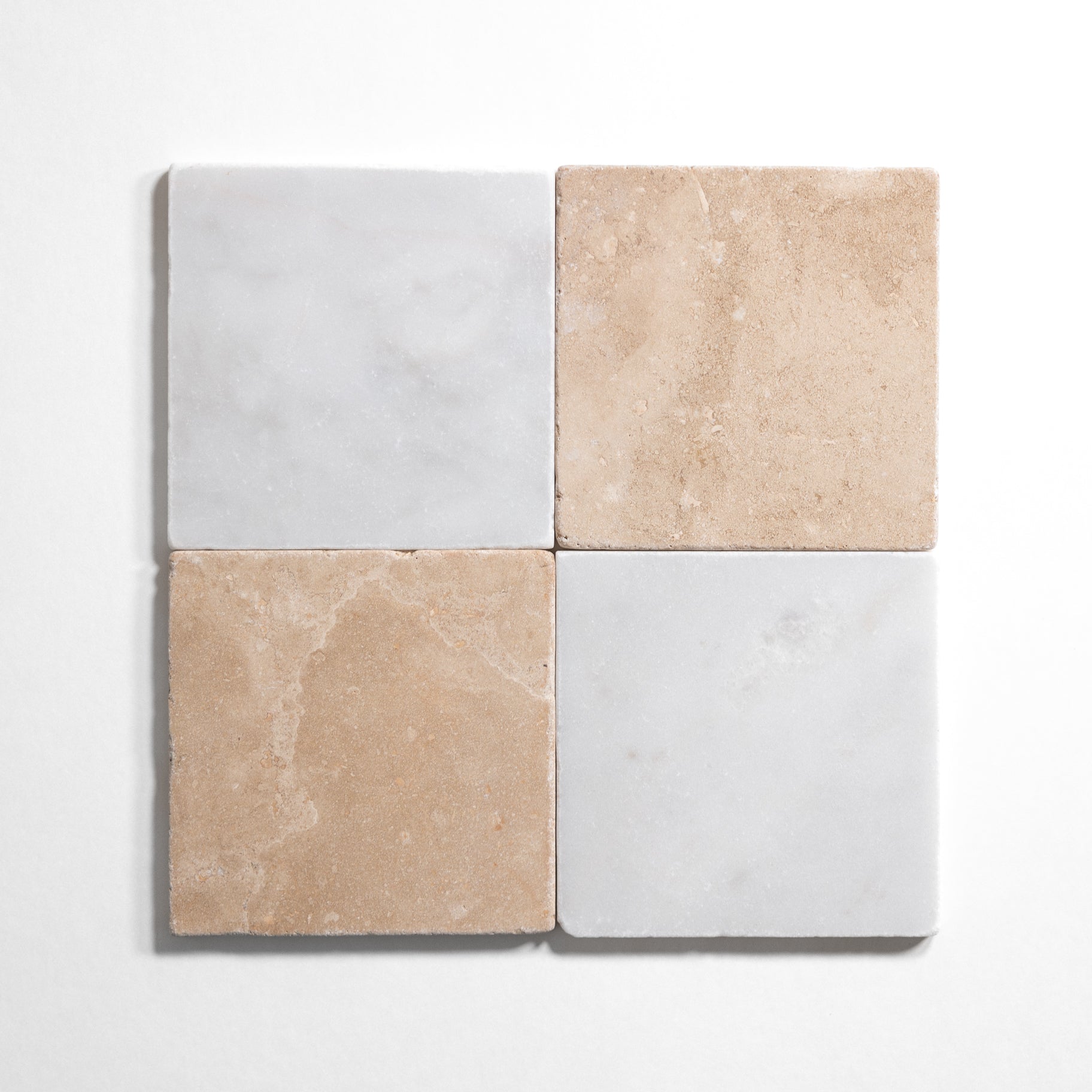 Bianco & Durango 6"x6" Tumbled