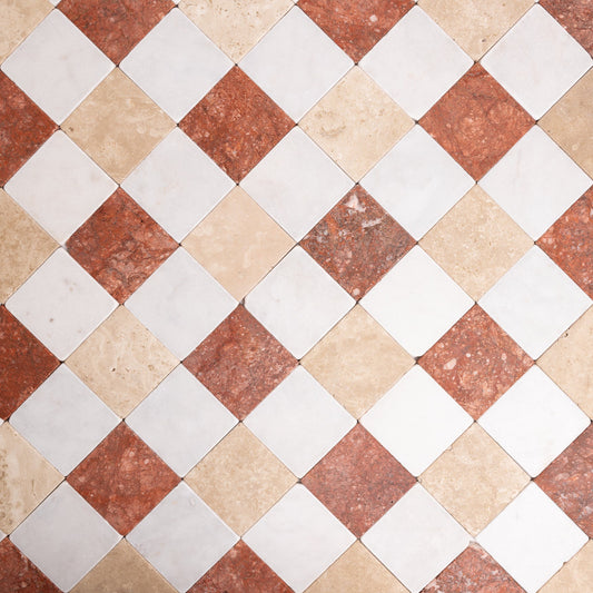 Carolina Pattern 4"x4" Tumbled