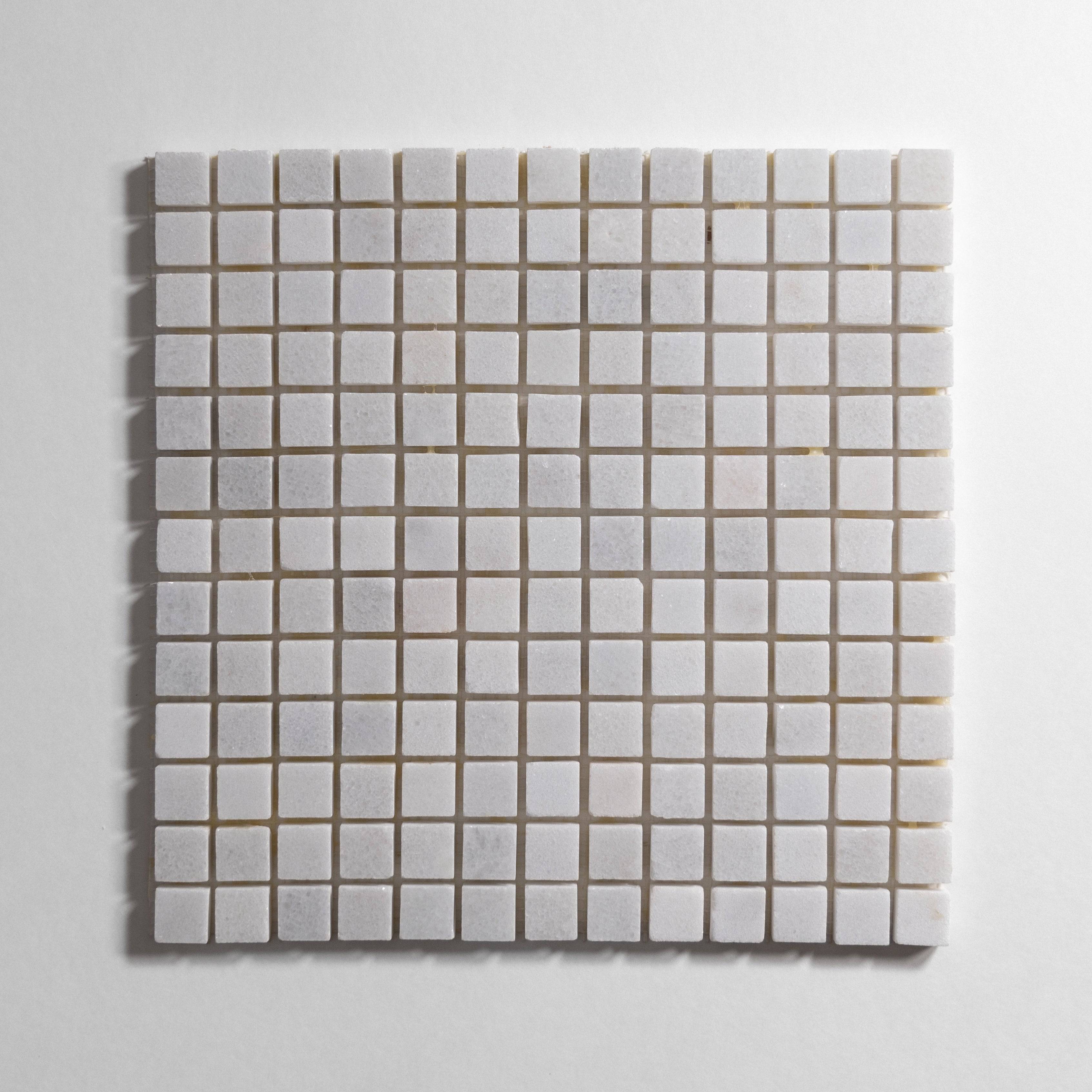 lacier White Mosaic Tile