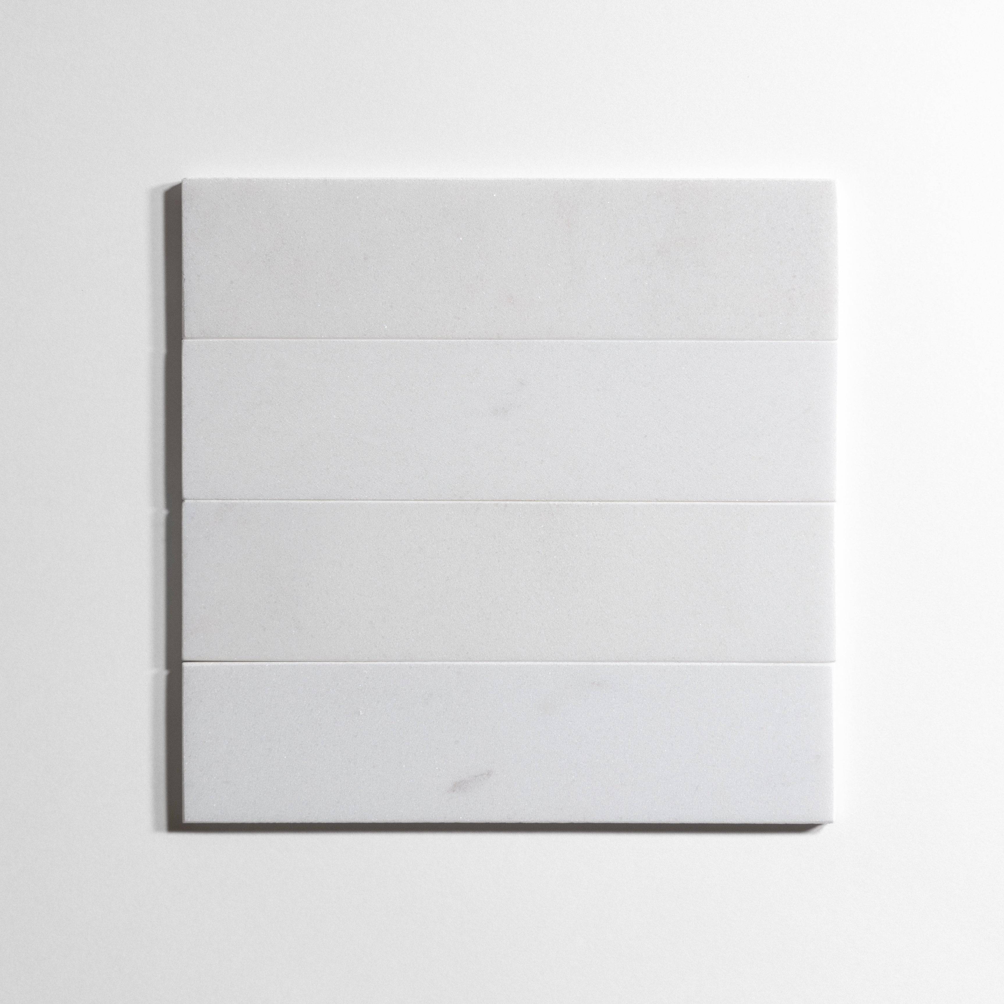 Glacier White 3" x 12" - Castelli Marble