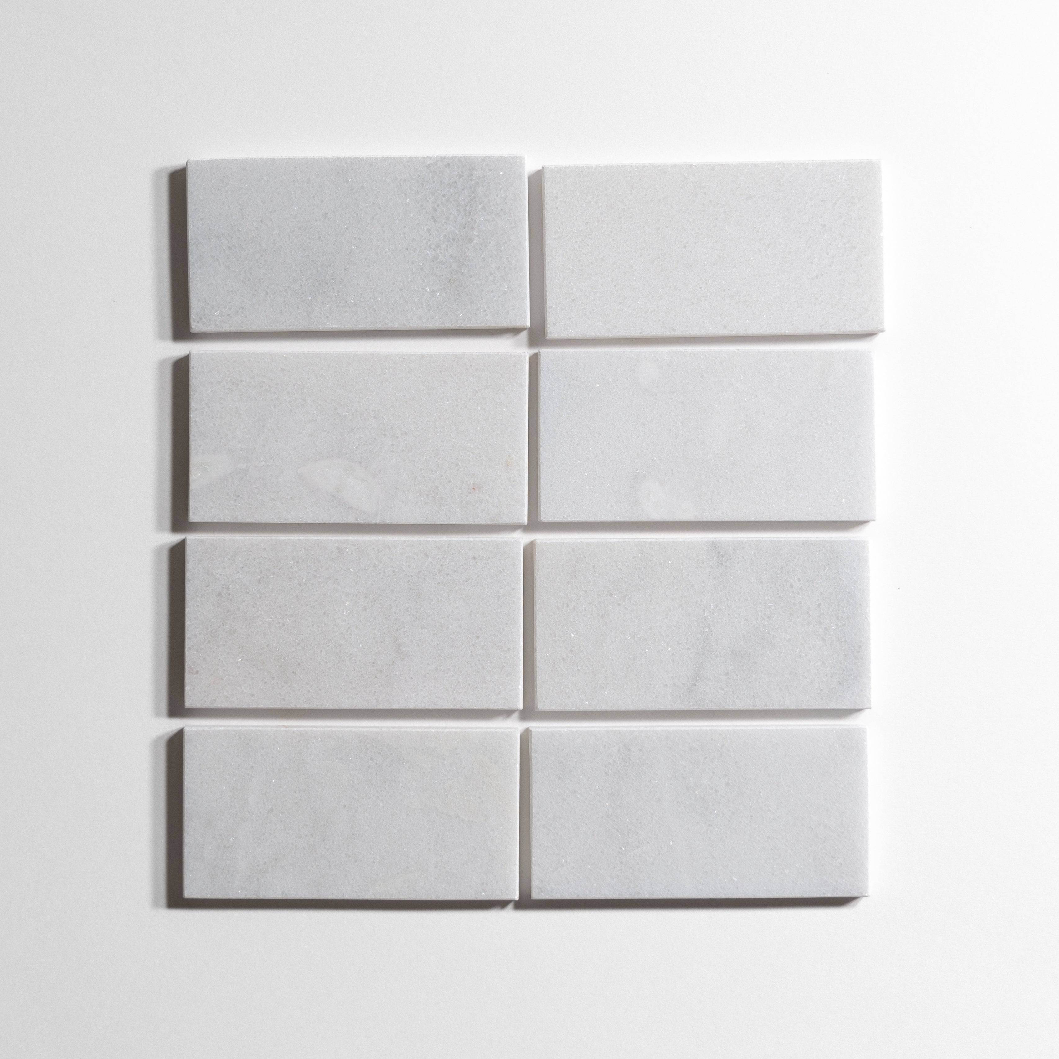 Glacier White 3" x 6" - Castelli Marble