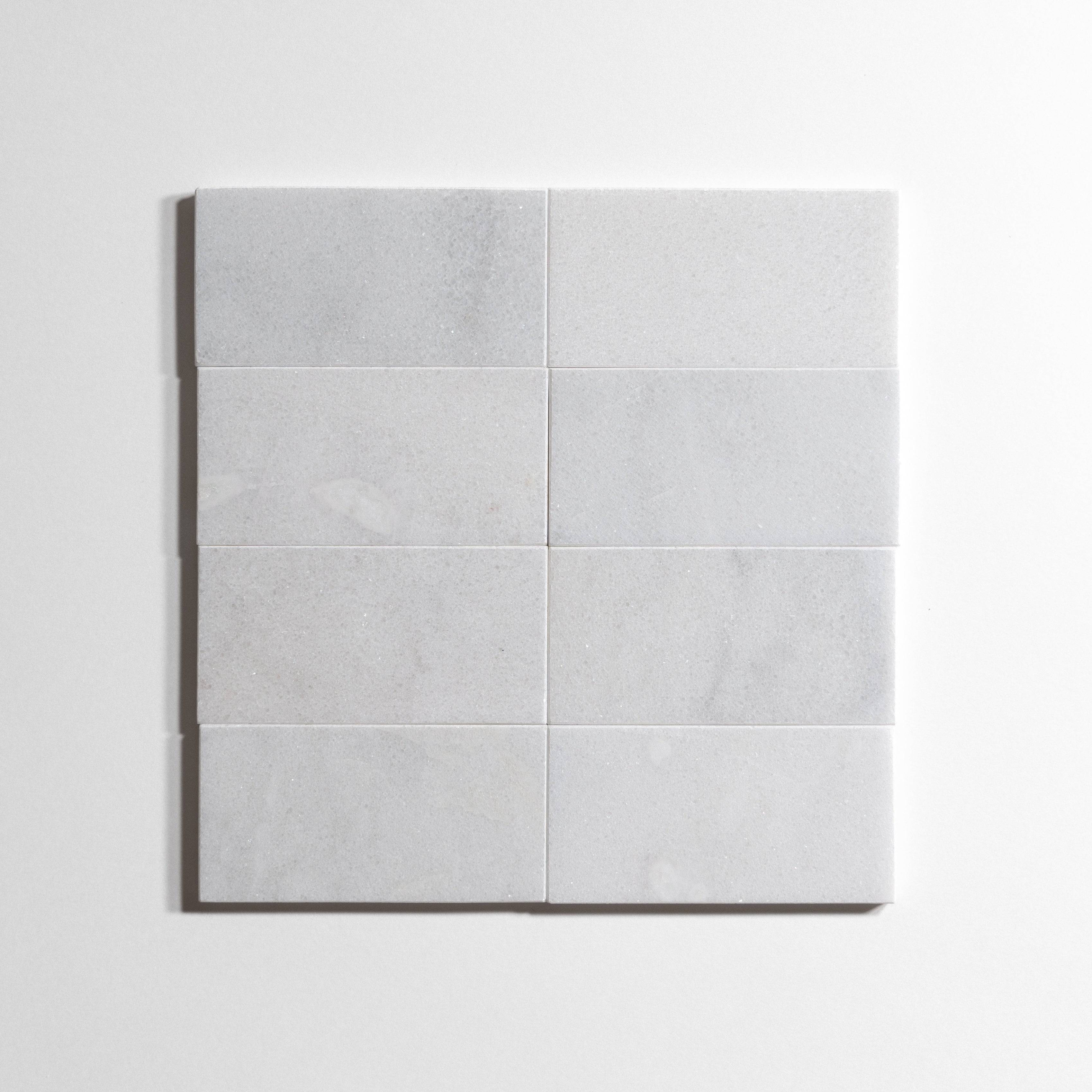 Glacier White 3" x 6" - Castelli Marble