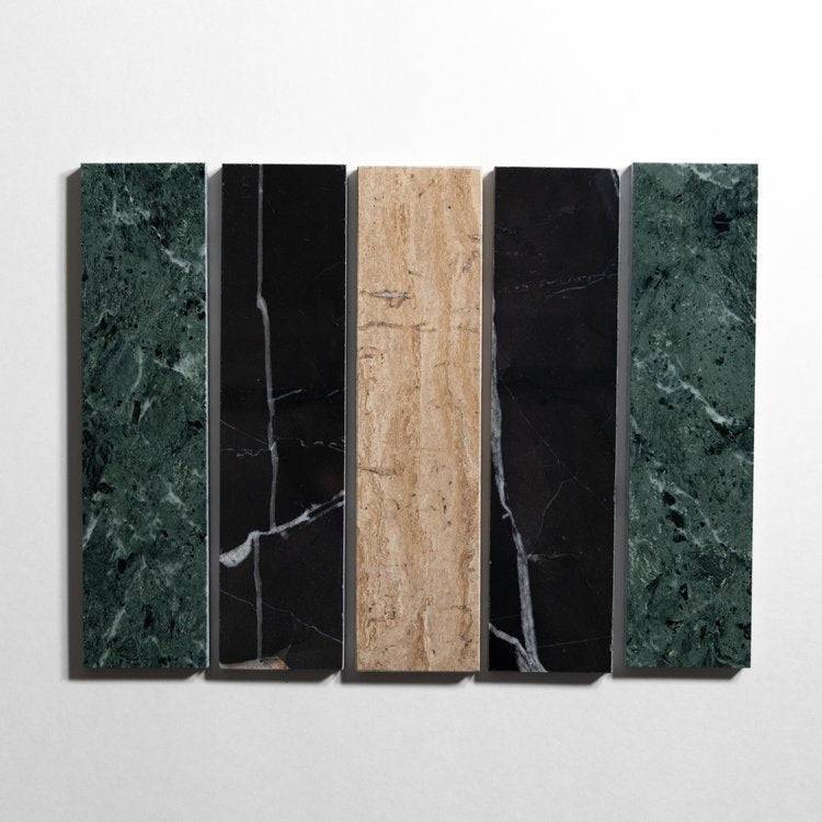 Guatemala Green 3" x 12" - Castelli Marble