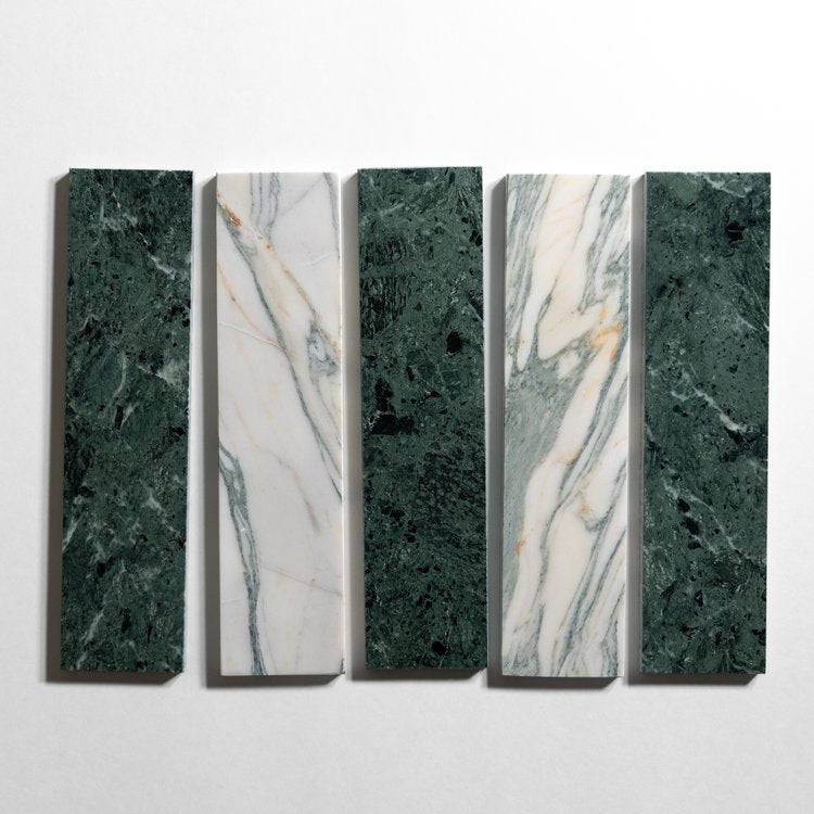 Guatemala Green 3" x 12" - Castelli Marble