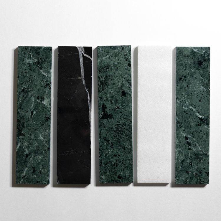 Guatemala Green 3" x 12" - Castelli Marble