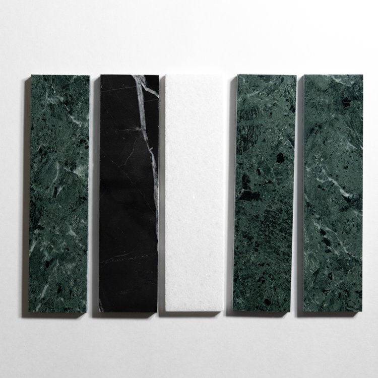 Guatemala Green 3" x 12" - Castelli Marble