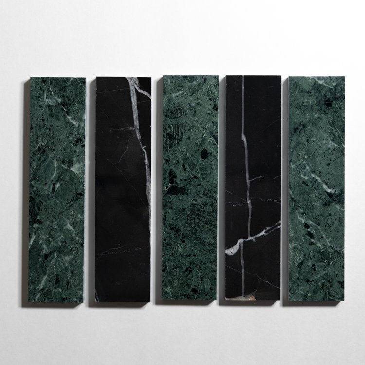 Guatemala Green 3" x 12" - Castelli Marble