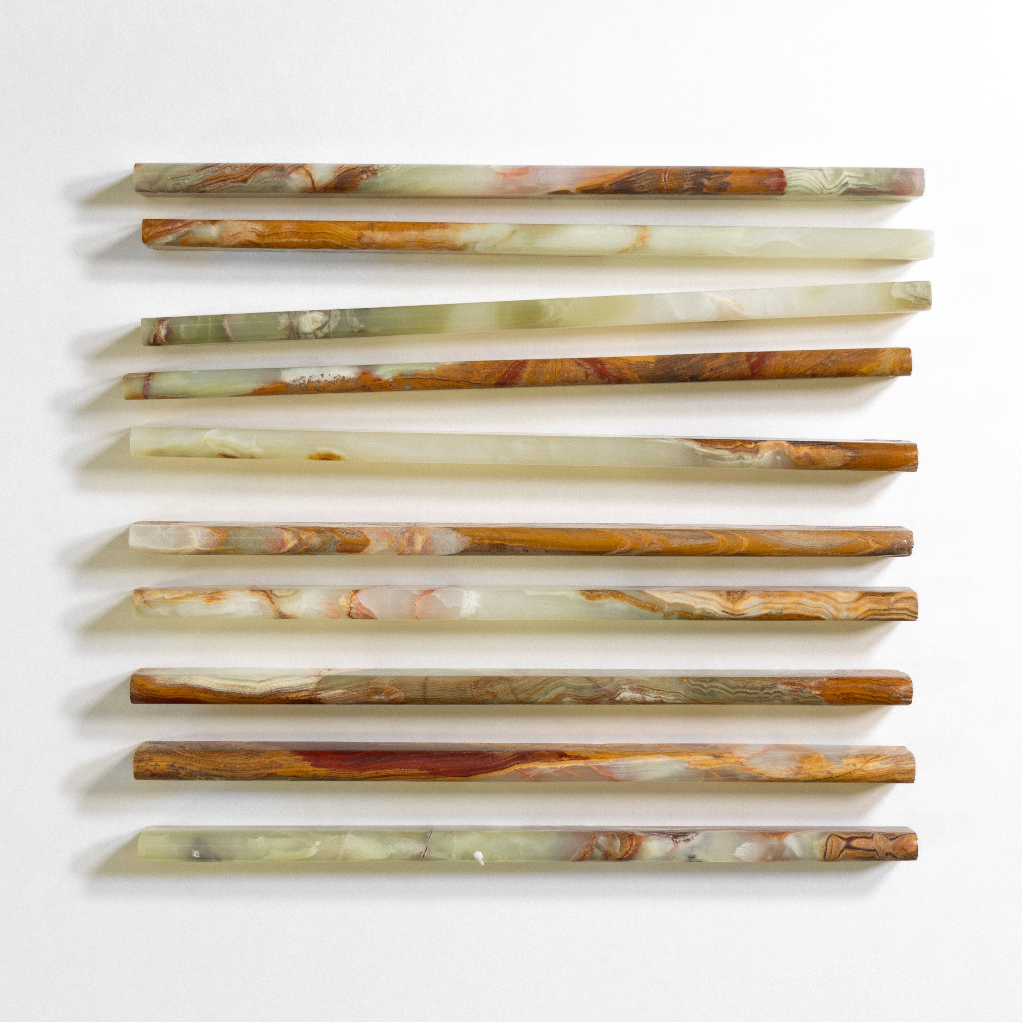 Jade Green Onyx Trim Pencil - Castelli Marble