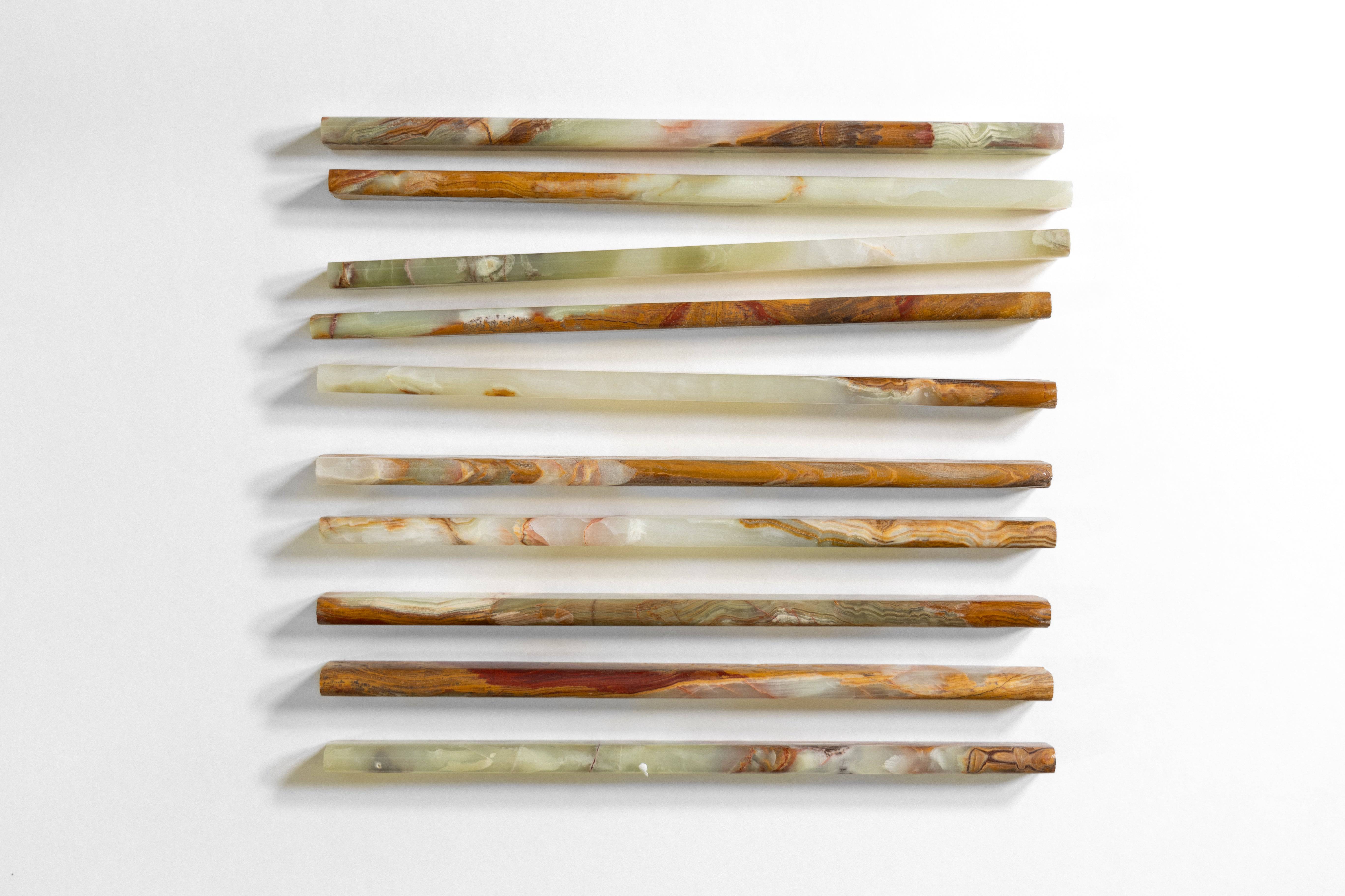 Jade Green Onyx Trim Pencil - Castelli Marble