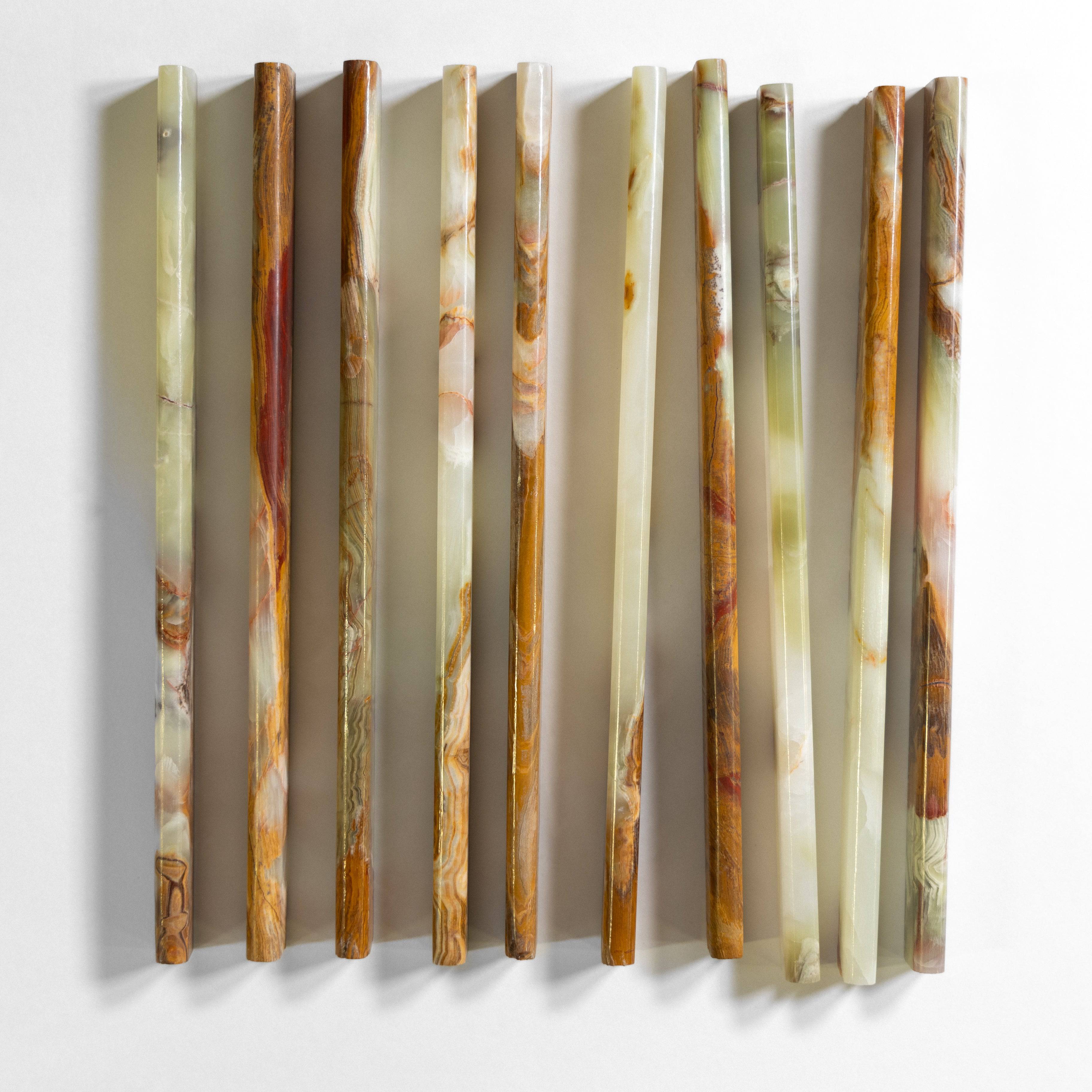 Jade Green Onyx Trim Pencil - Castelli Marble