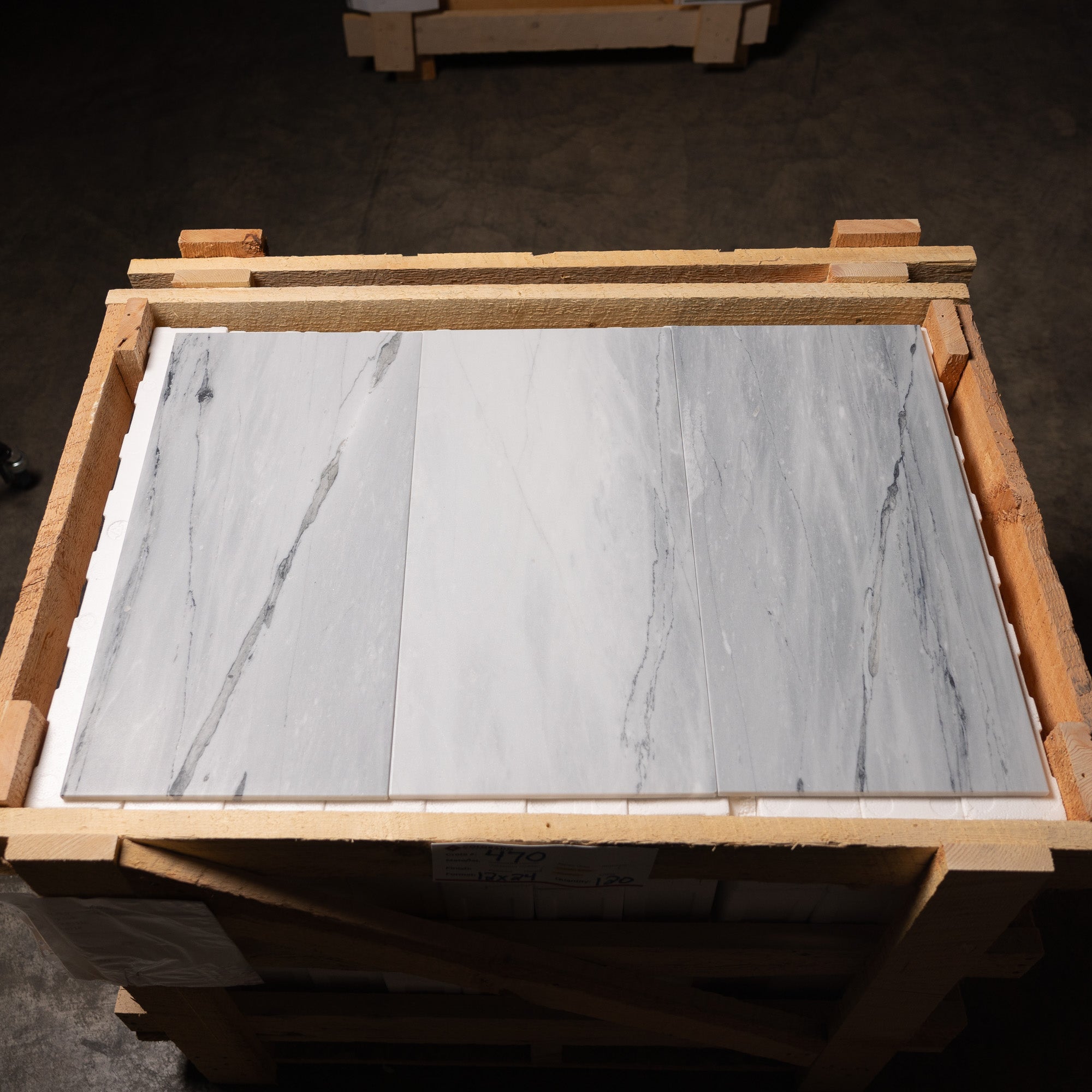 Lincoln Silver 12” x 24” Brushed