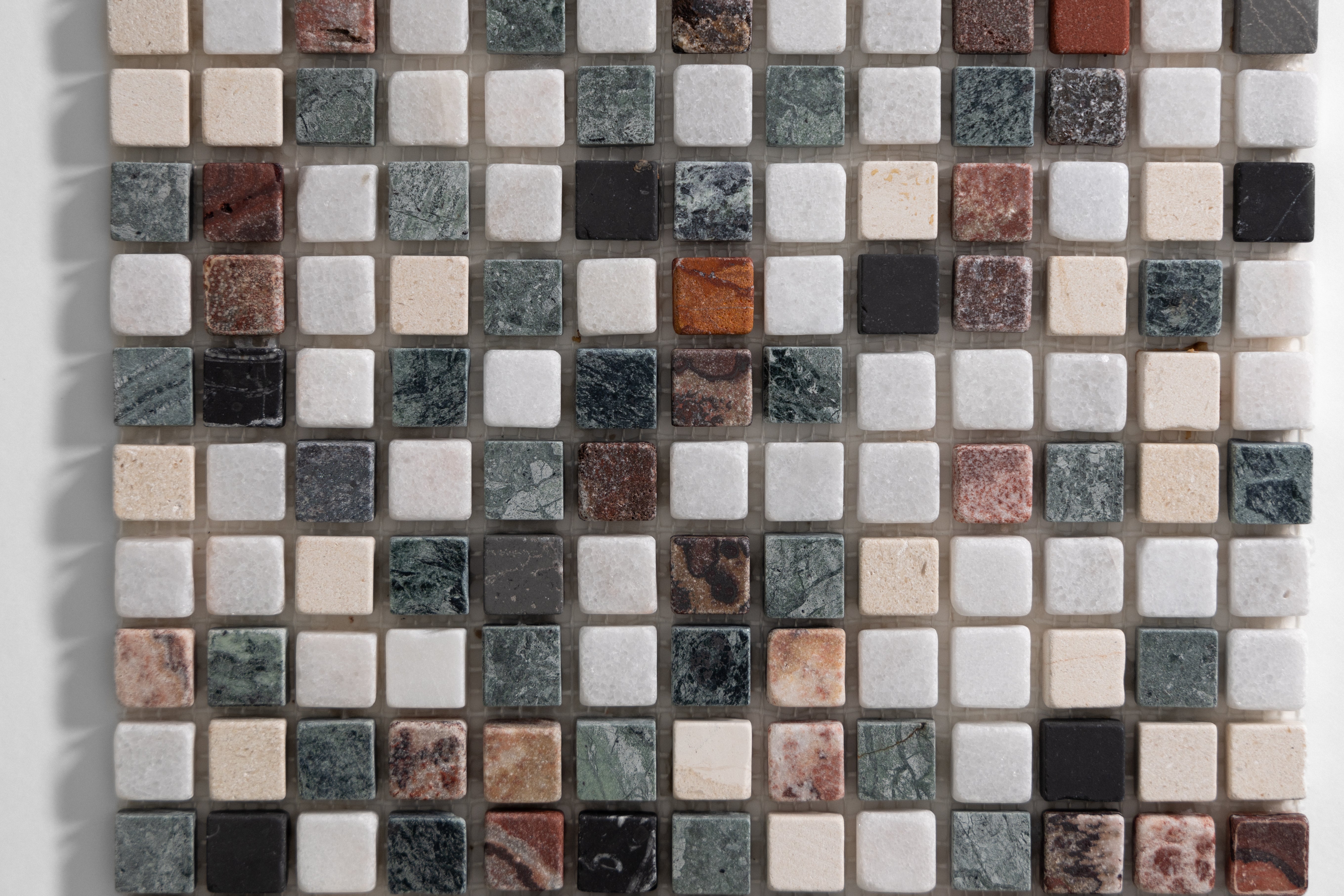 Multi Colored 3/4" Mosaic - Castelli Marble