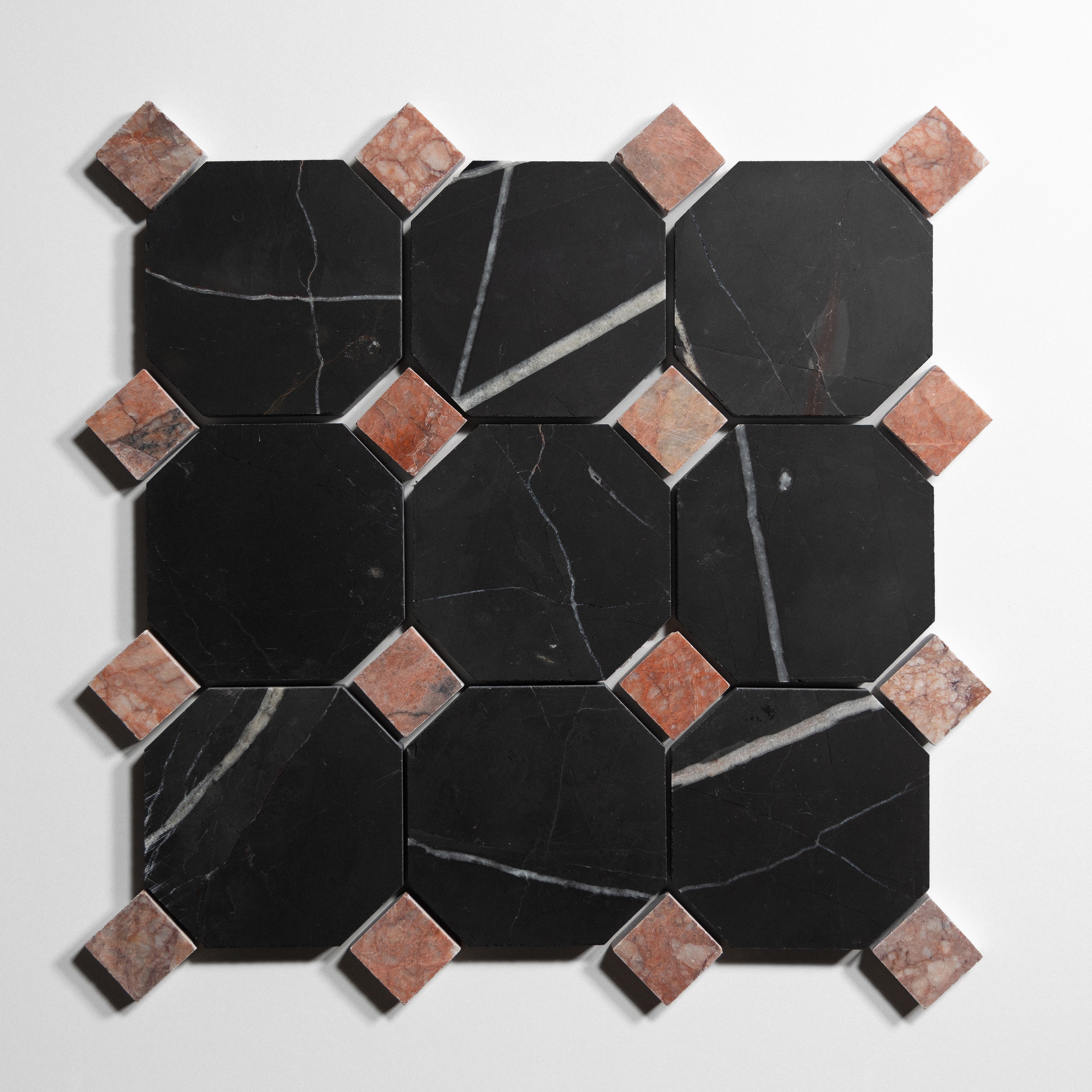 Octagon patterned marble