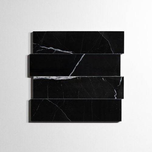 Nero St. Gabriel  3" x 12" - Castelli Marble