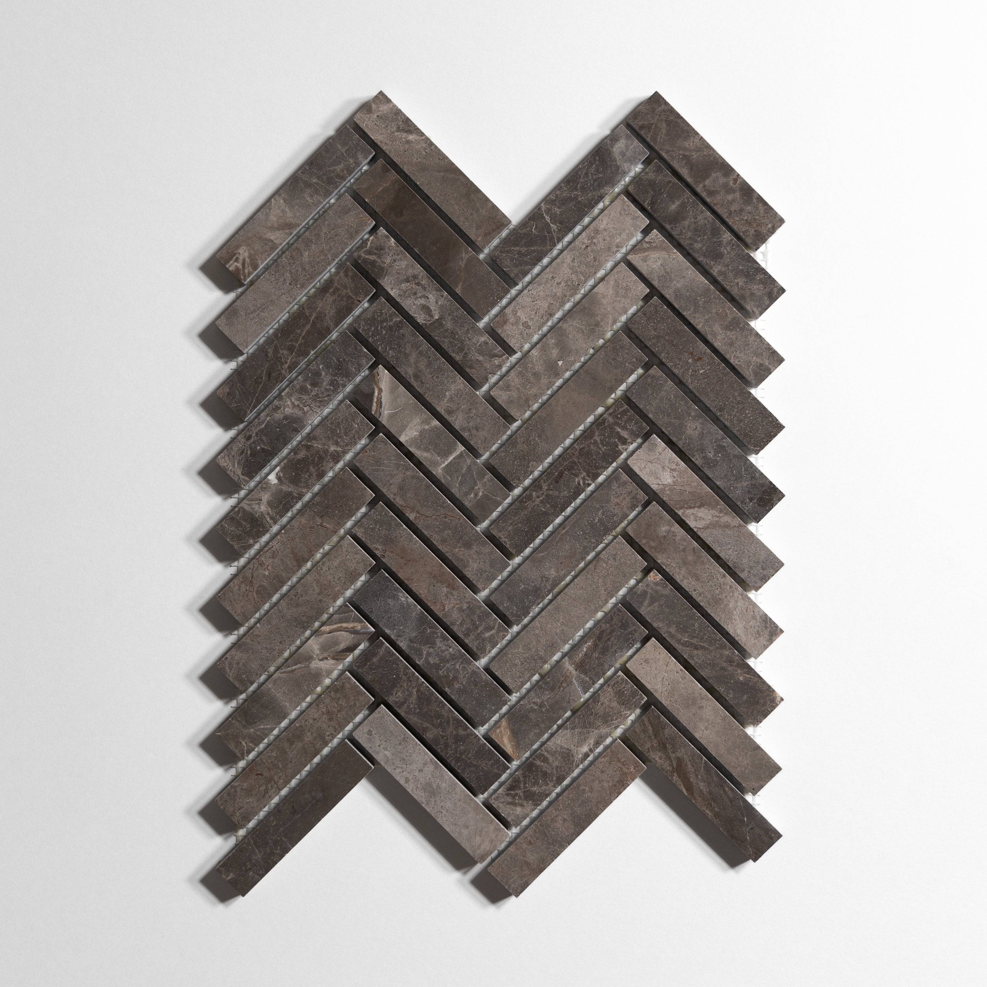 New St. Laurent Herringbone Mosaic Tile