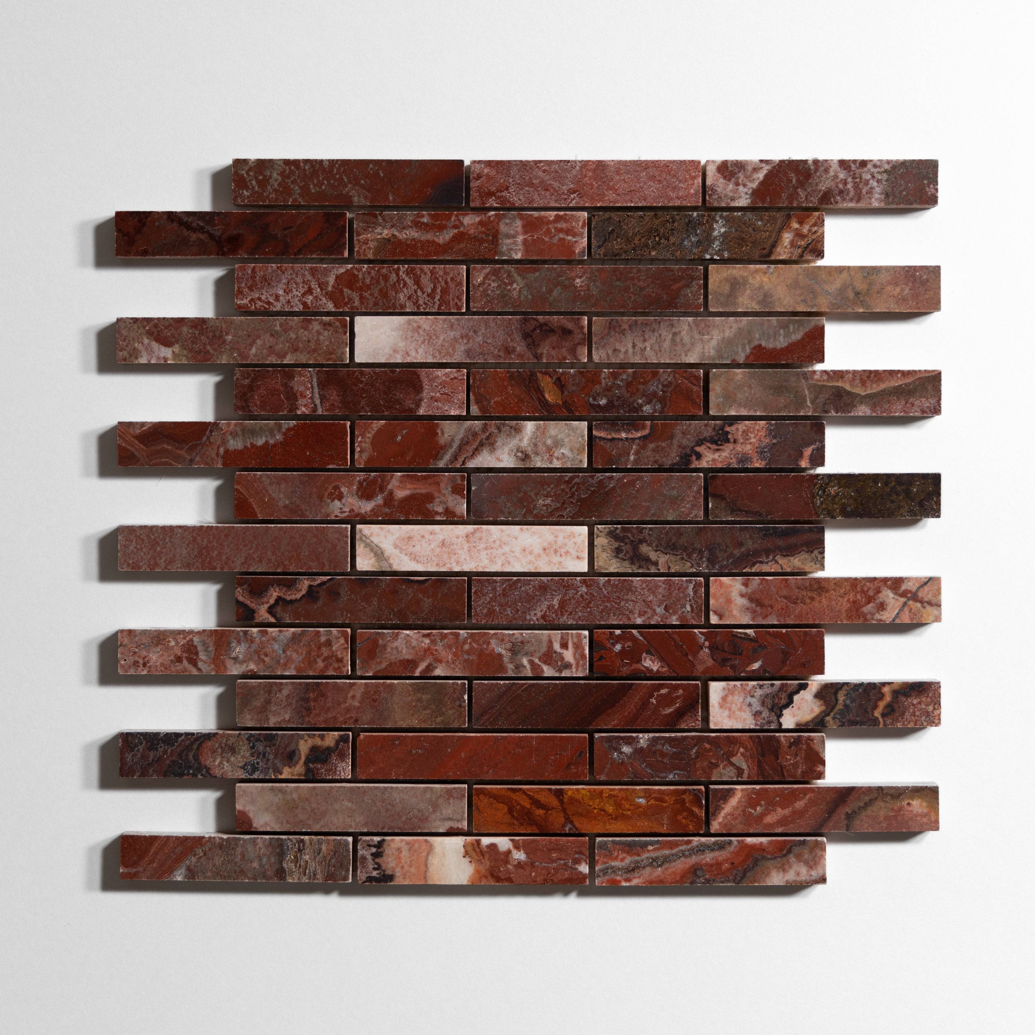 Red Onyx  Mini Brick - Castelli Marble