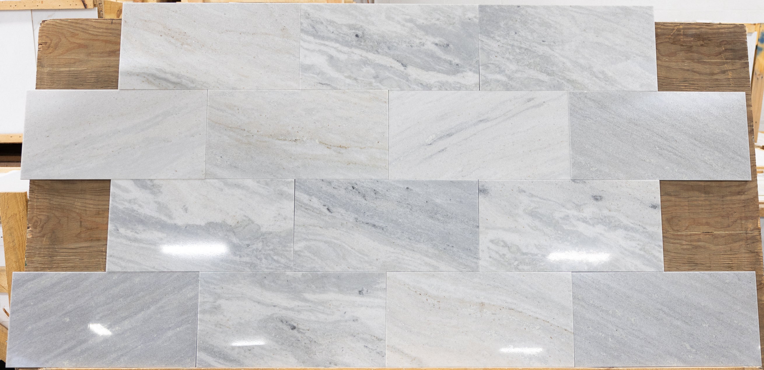 River Blue 12” x 24” - Castelli Marble