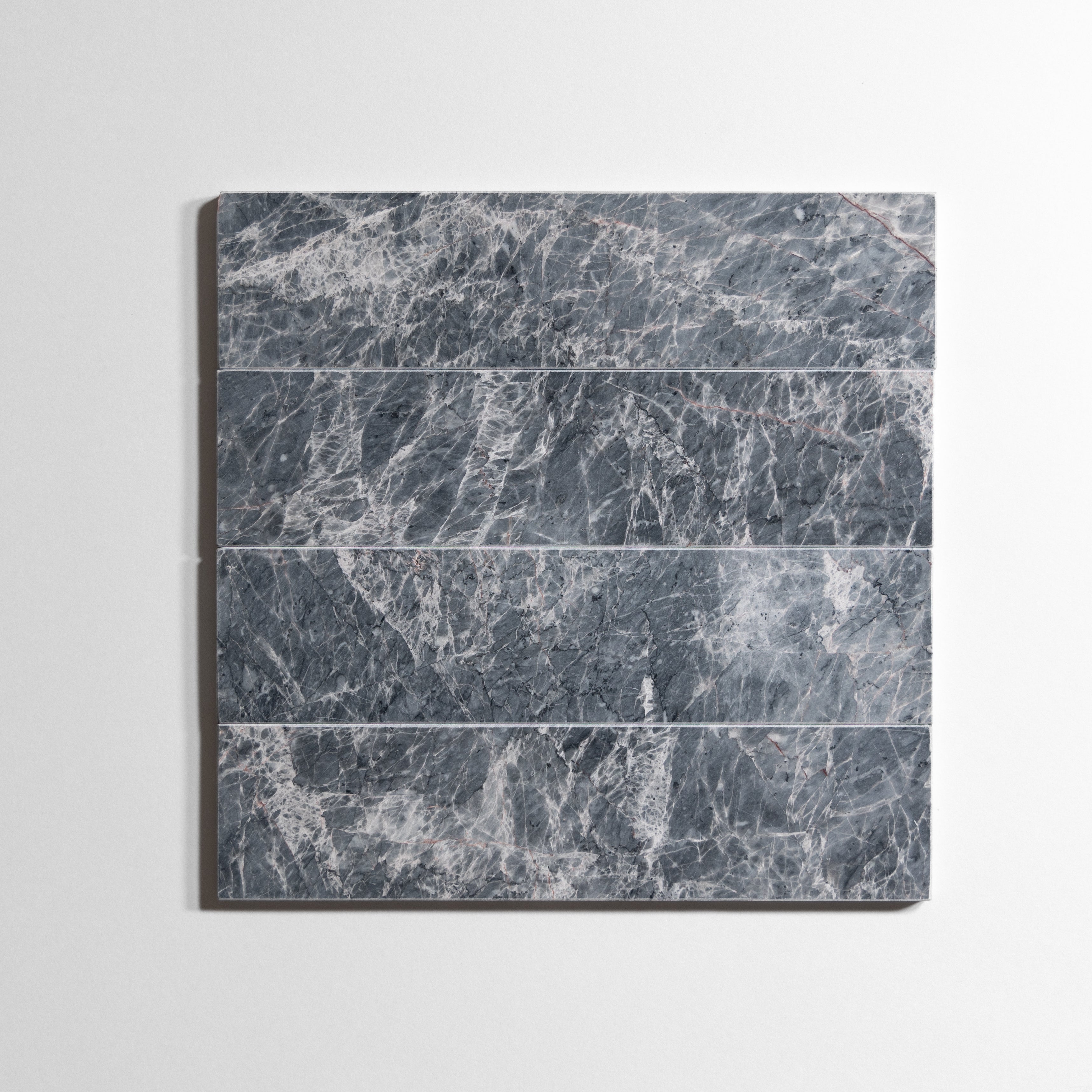 Riviera Gray V1  3"x12" - Castelli Marble