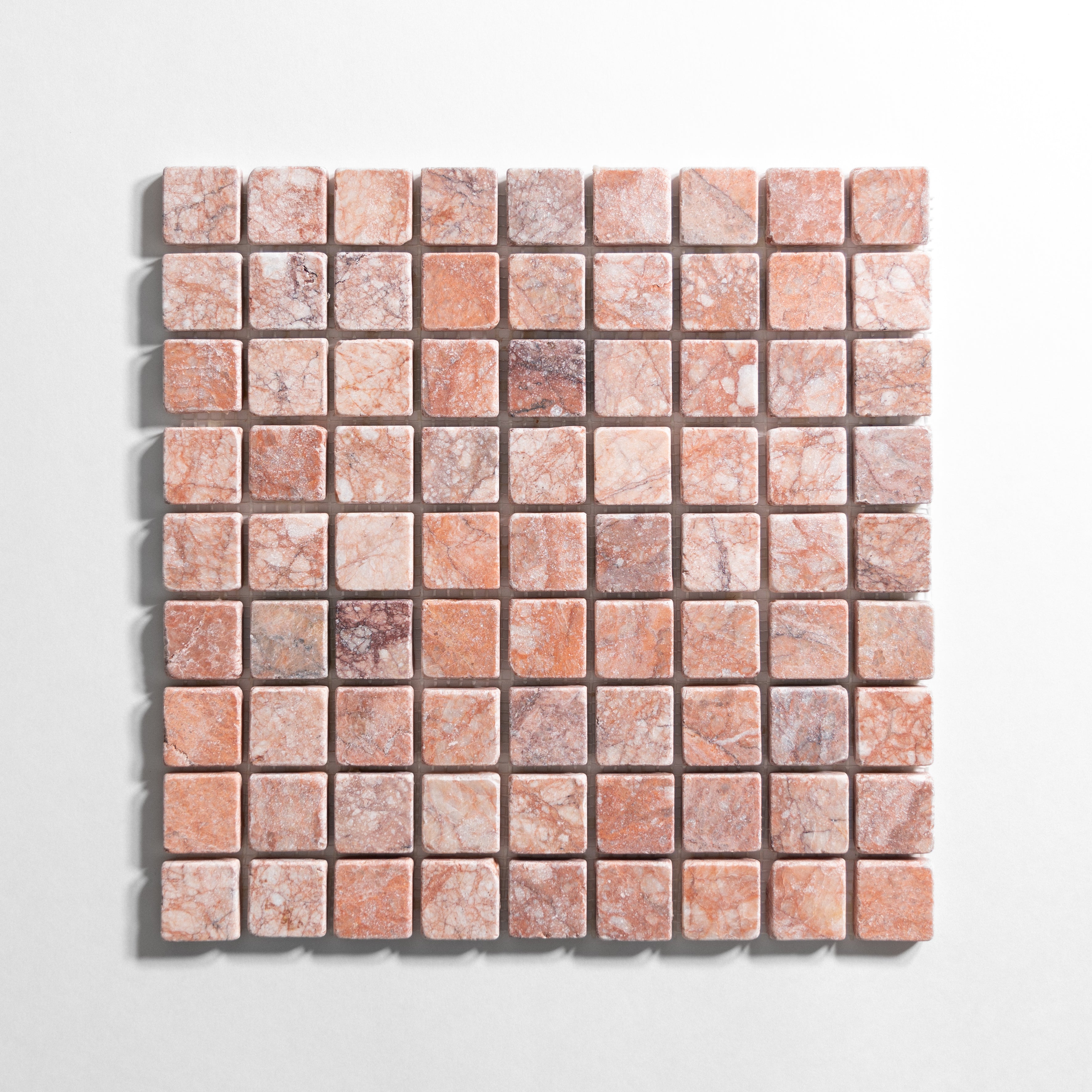 Rojo Breccia 1 1/4" Tumbled Mosaic