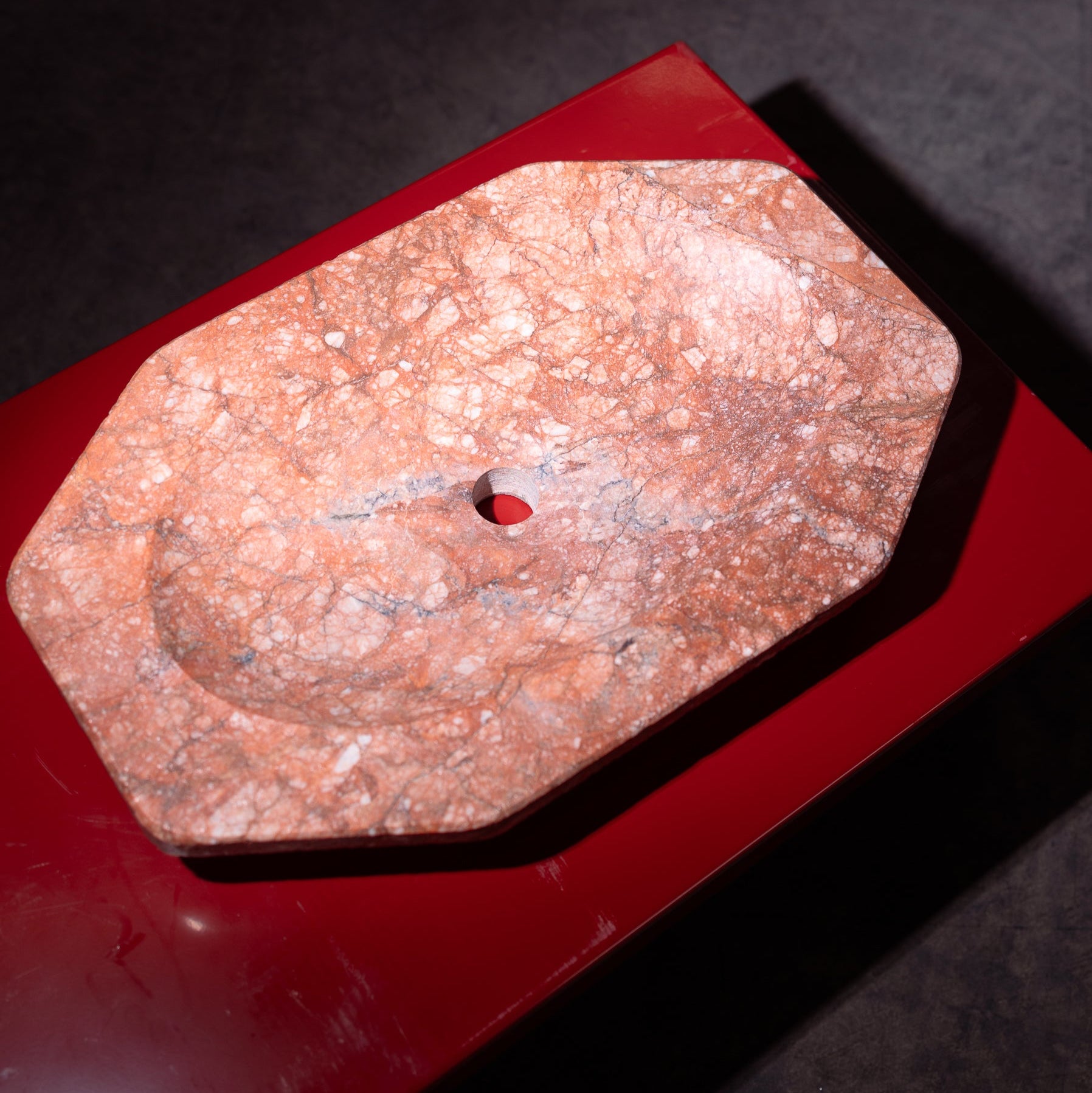 Rojo Breccia Vessel Sink