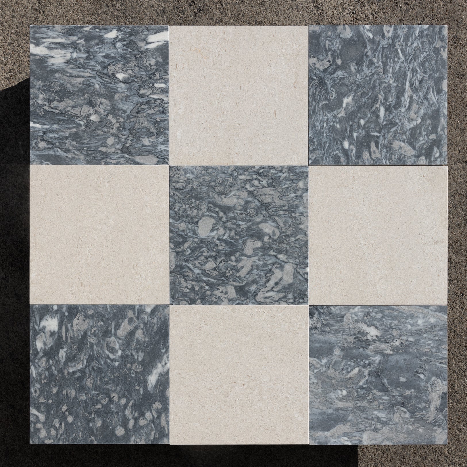 Sierra Limestone & Nuvolato 16"x16"
