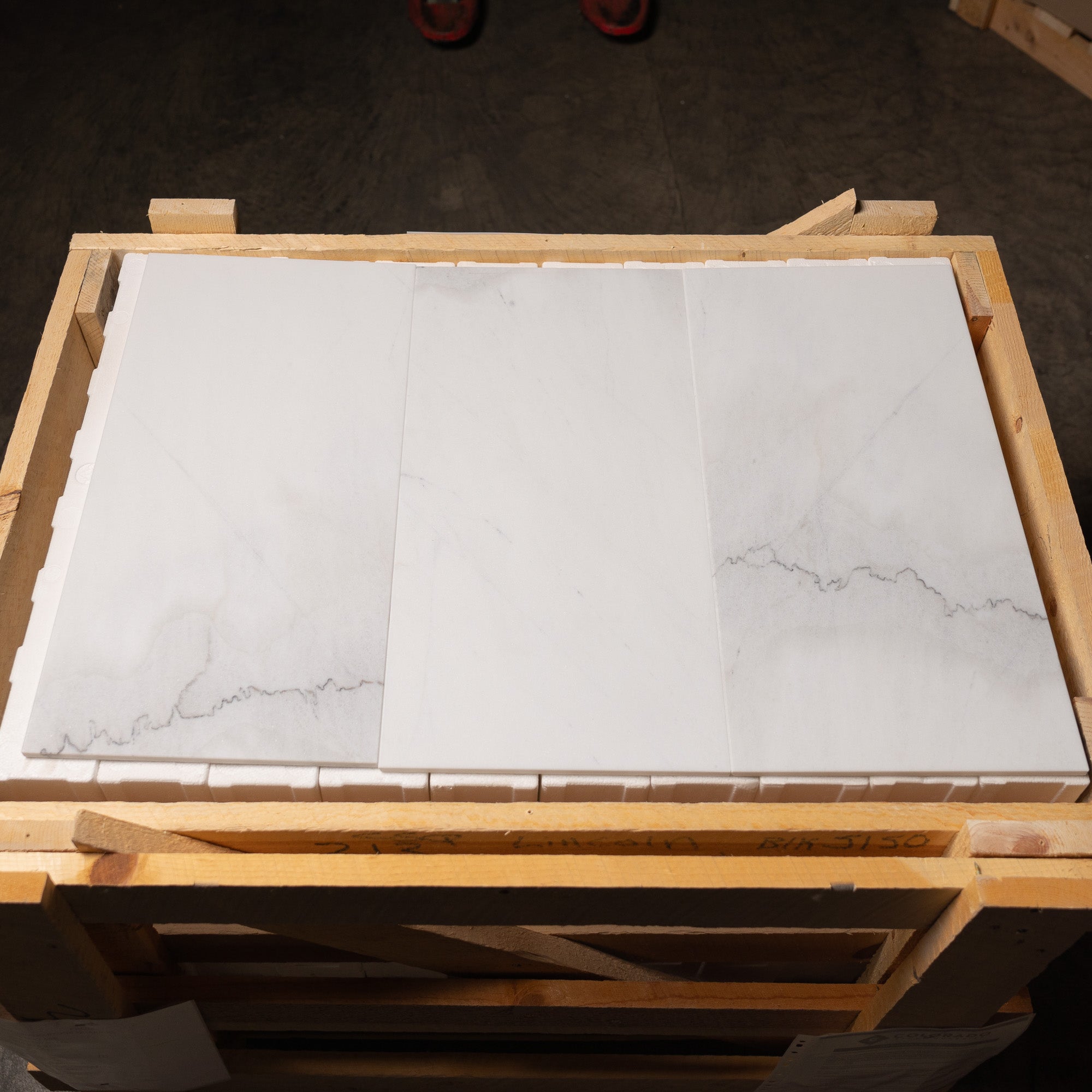 Statuario Colorado 12” x 24” Brushed