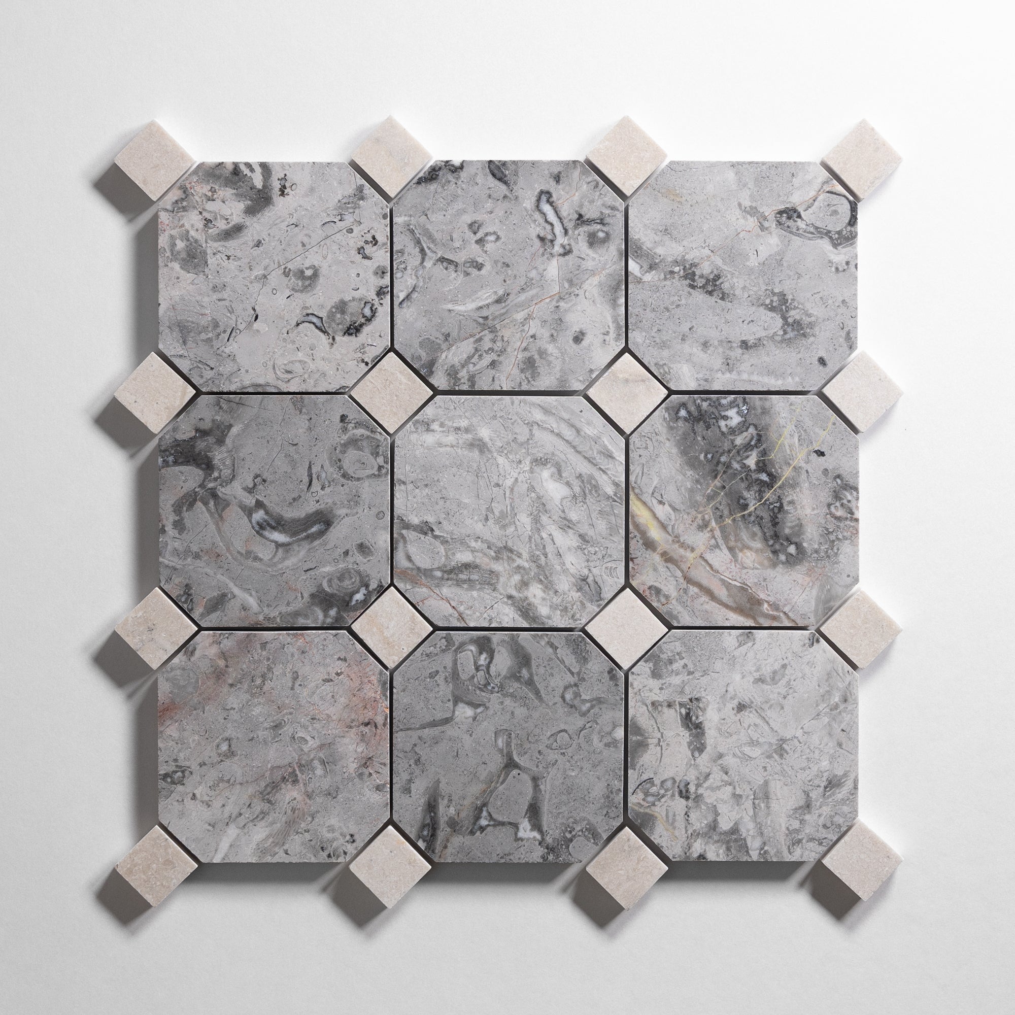 Sage Gray 4" Octagon