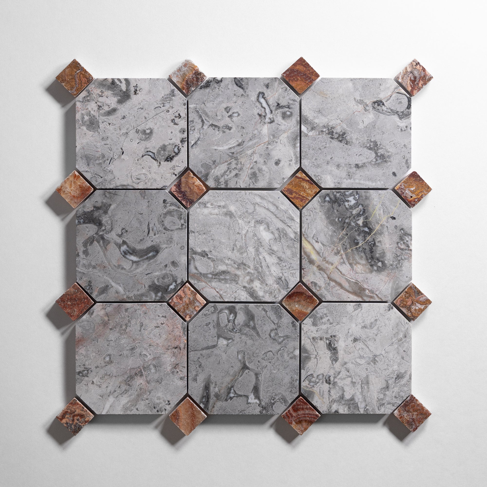 Sage Gray 4" Octagon