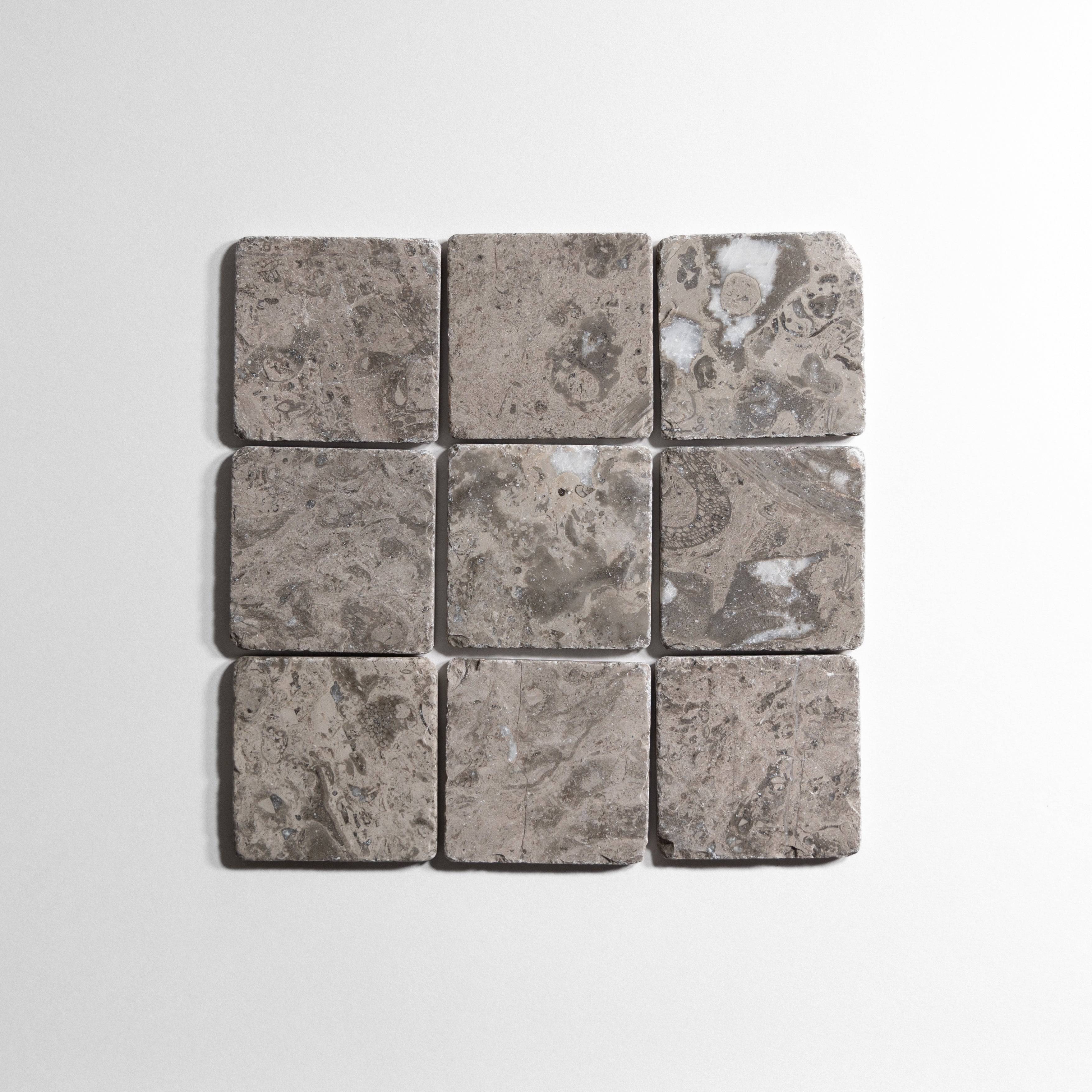 Sage Gray 4" x 4" - Castelli Marble