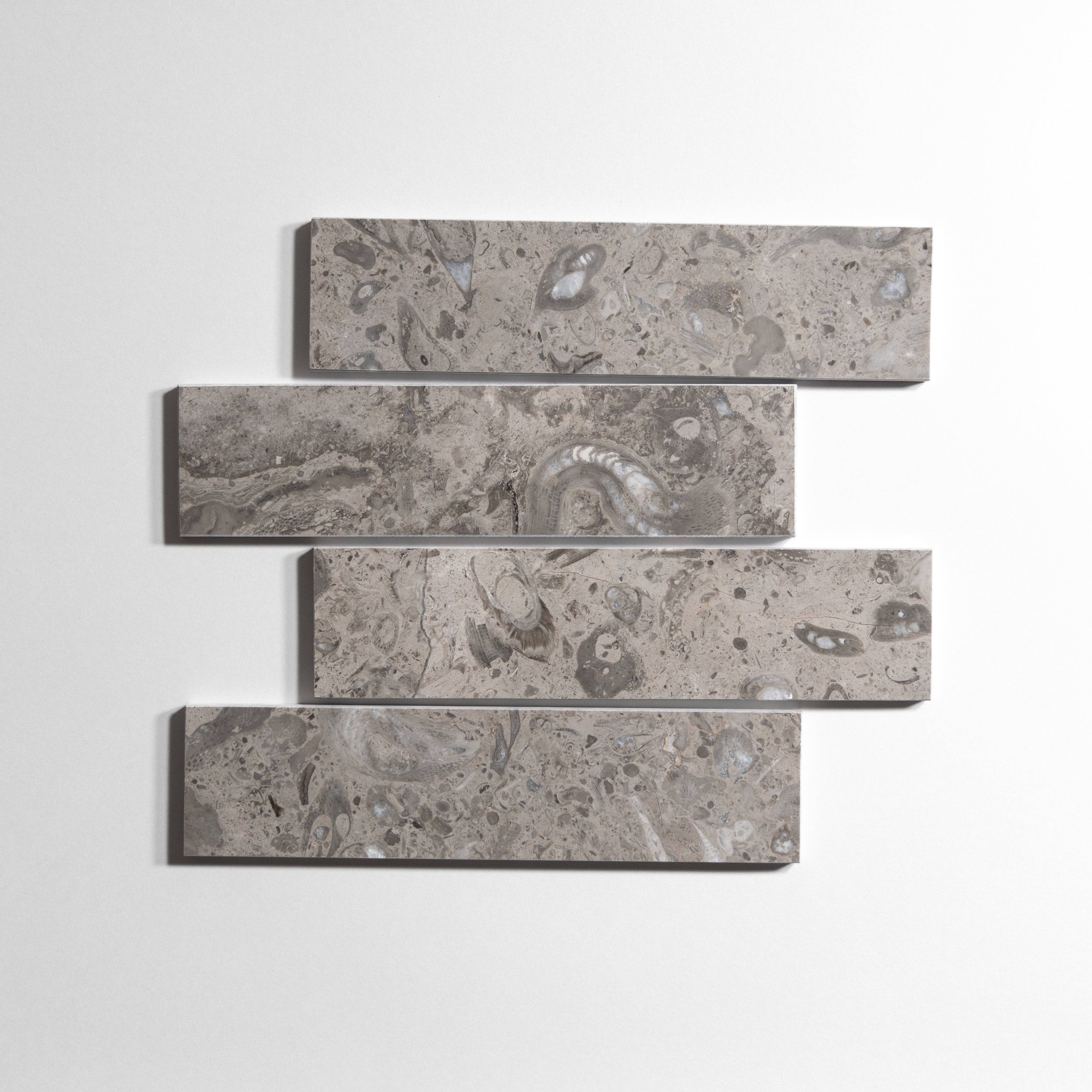 Sage Gray 3" x 12" - Castelli Marble