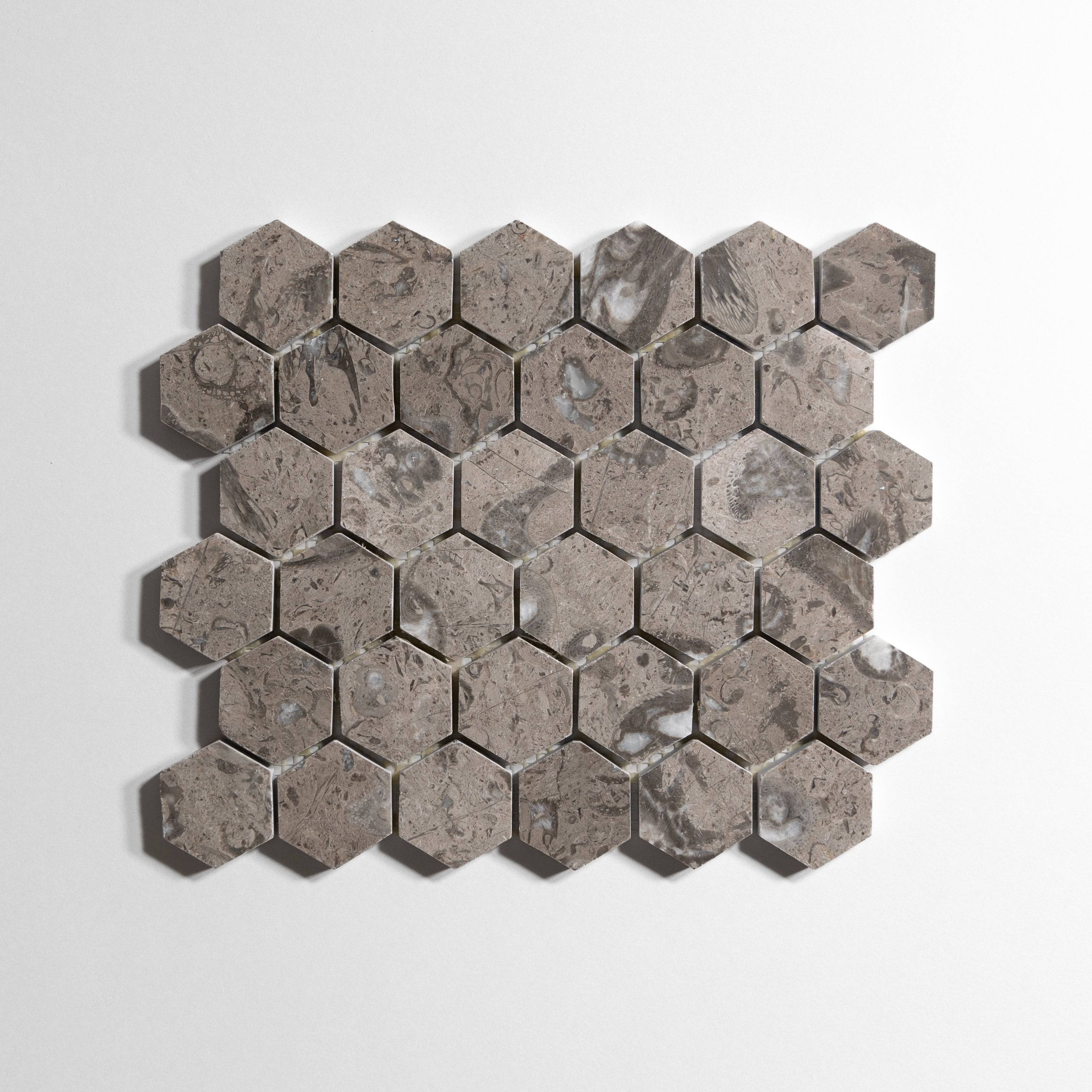 Sage Gray Hexagon - Castelli Marble