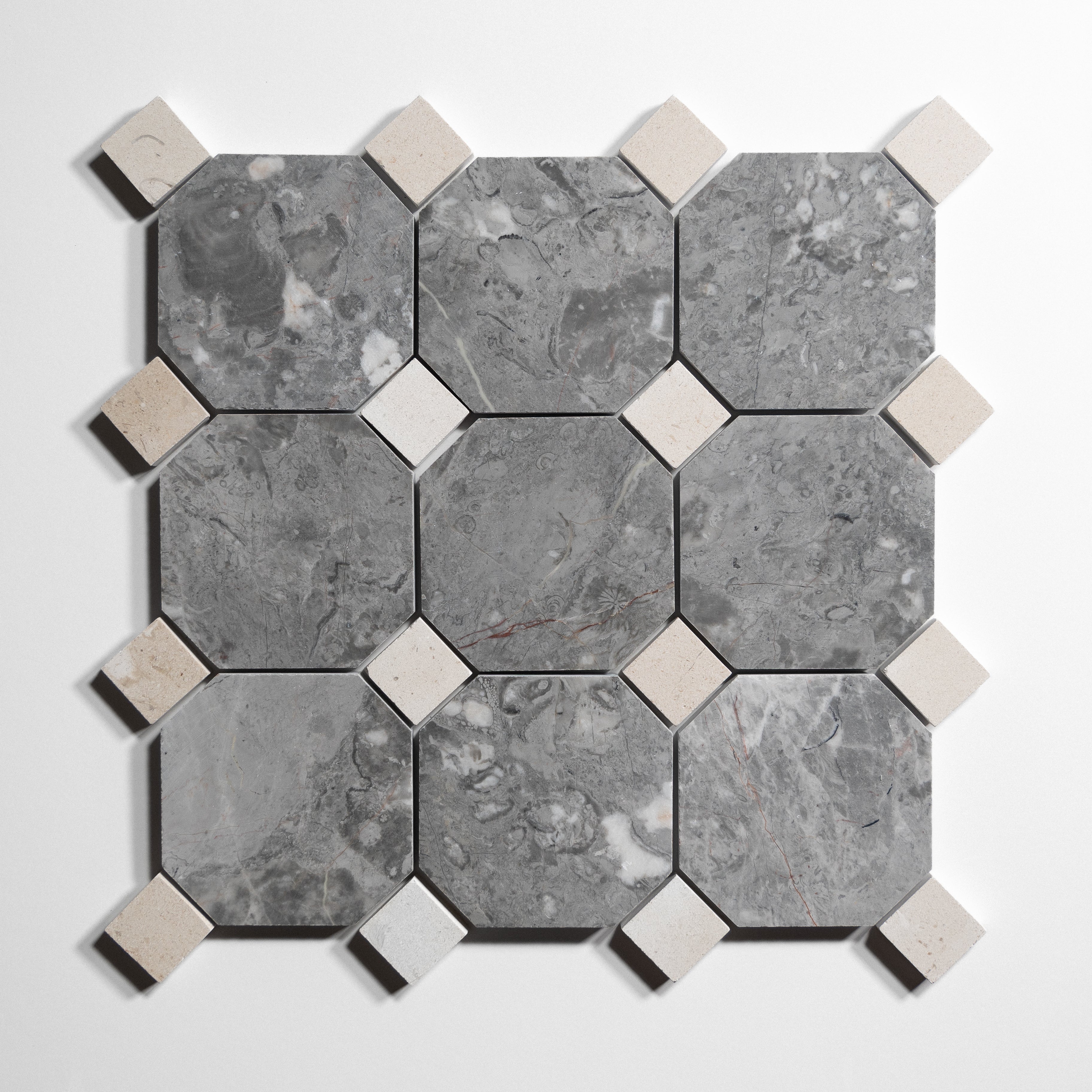 Decorative marble tiles