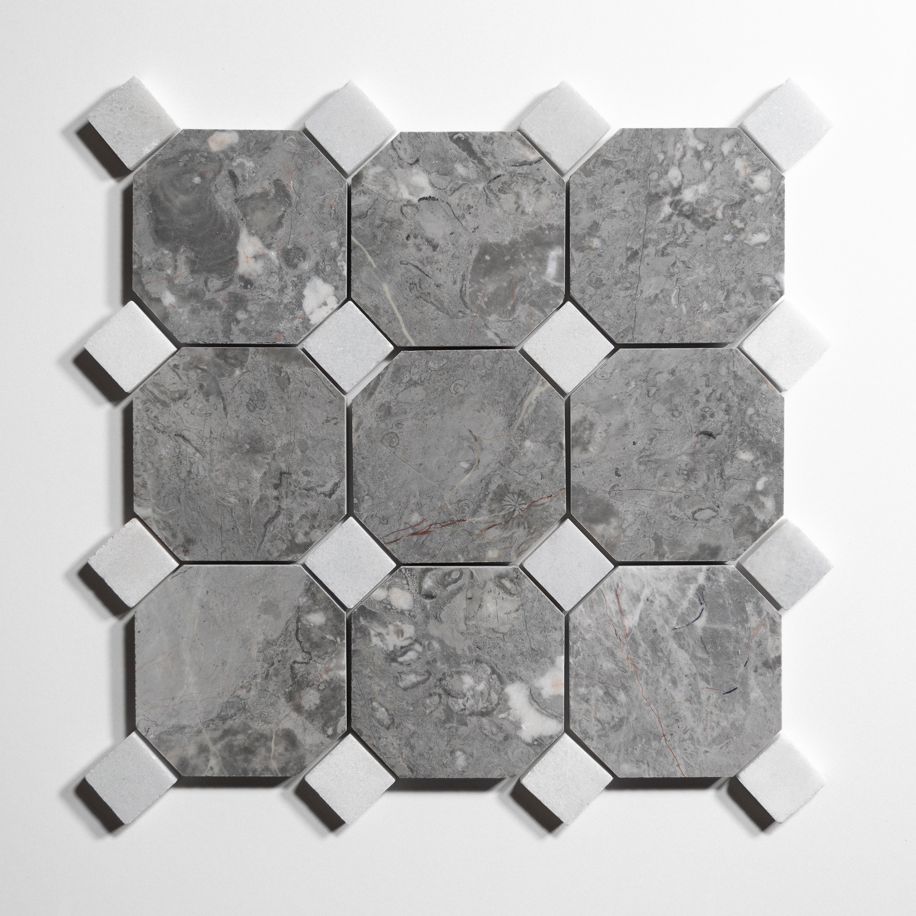 Marble octagon tile sample