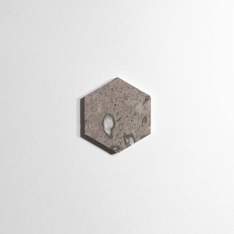 Sage Gray 5" Hexagon - Castelli Marble