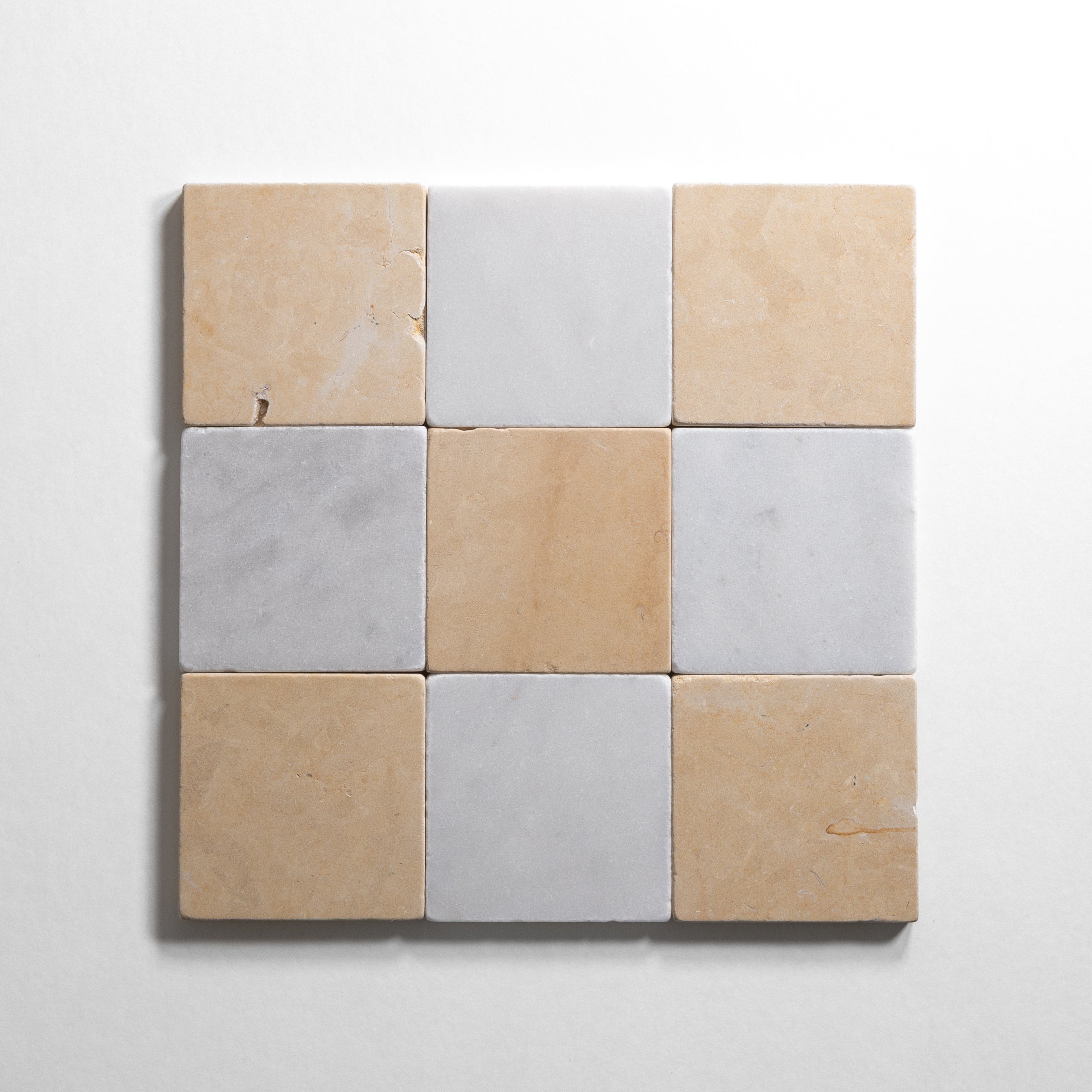 San Mateo & Bianco 4"x4" Tumbled