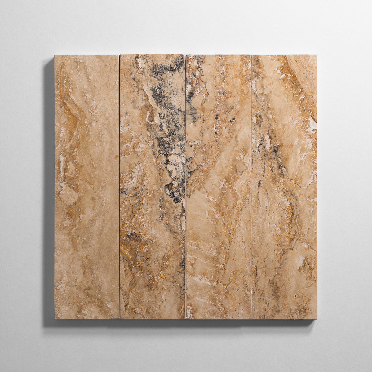 Beige Travertine 3"x12" Subway Tile – Savana Travertine, polished finish