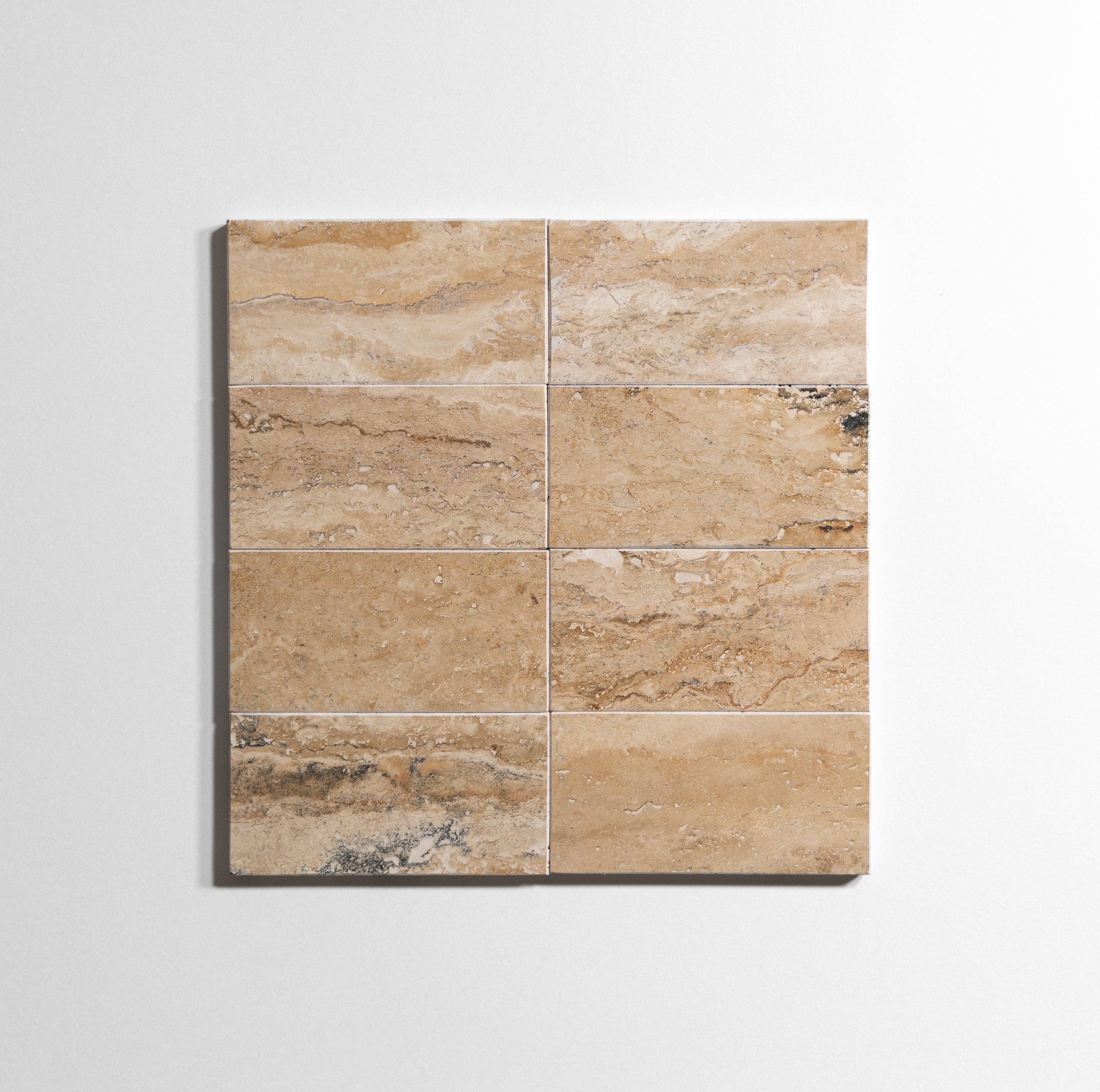 Savana Travertine 3" x 6" - Castelli Marble