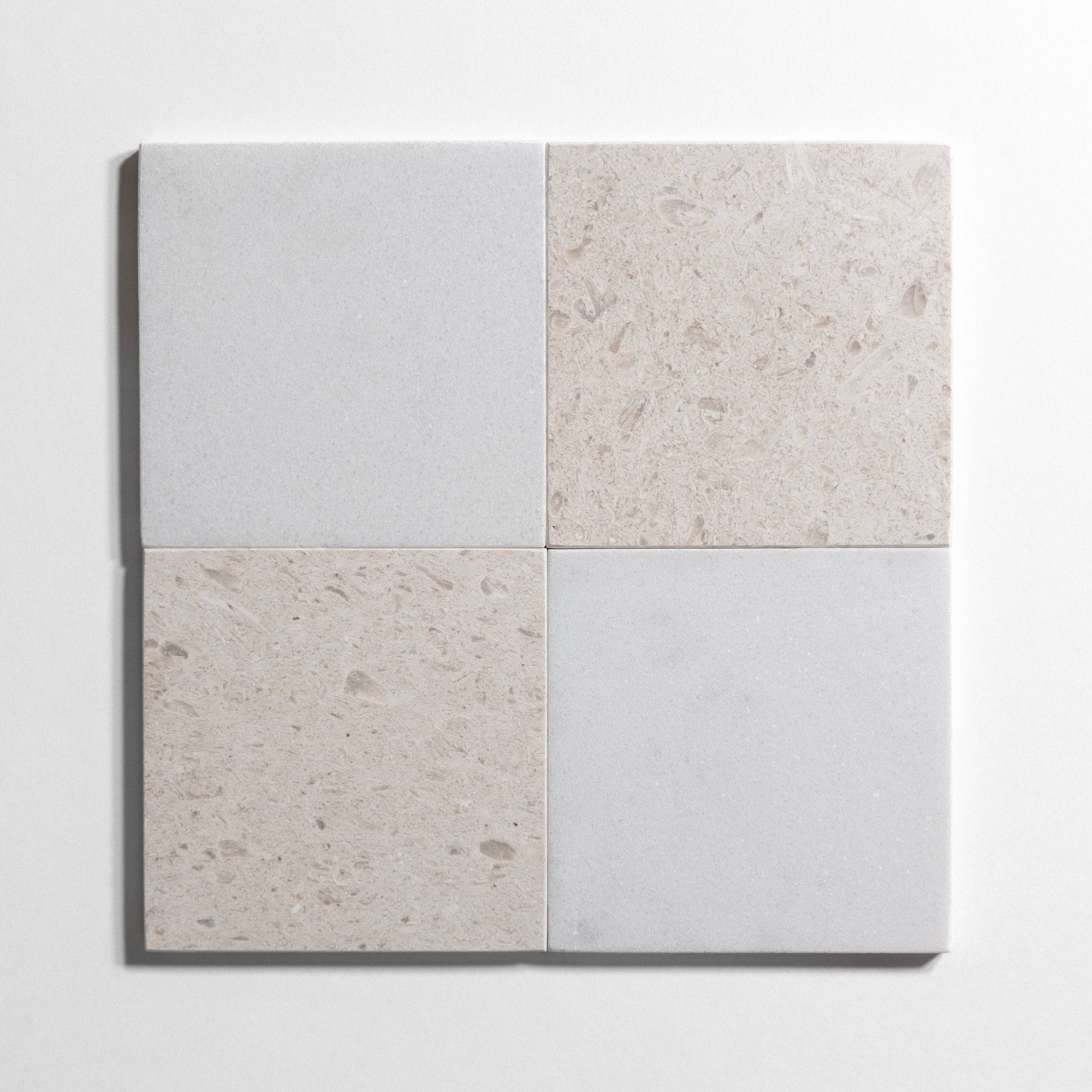 Sierra Limestone 6" x 6" - Castelli Marble