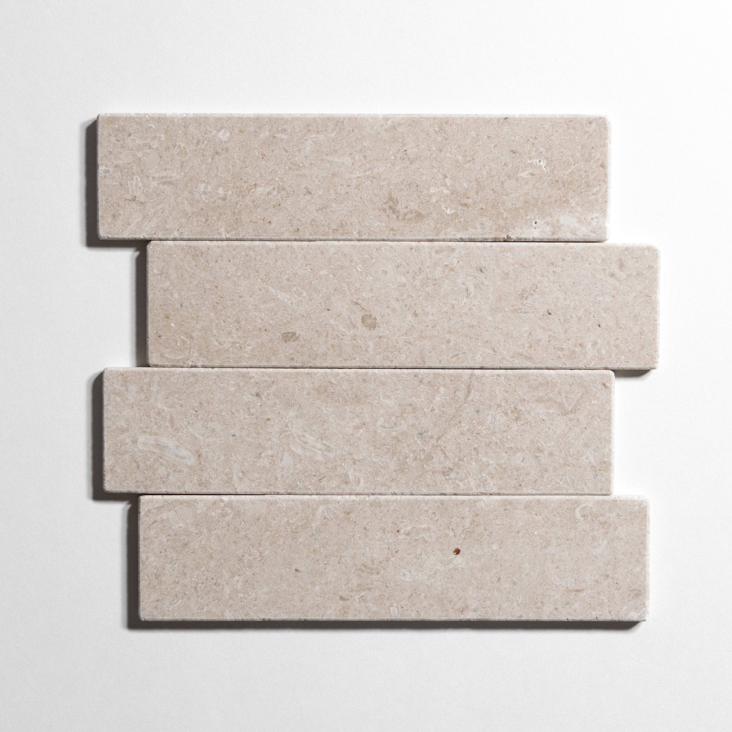 Sierra Limestone 3"x12" Tumbled - Castelli Marble